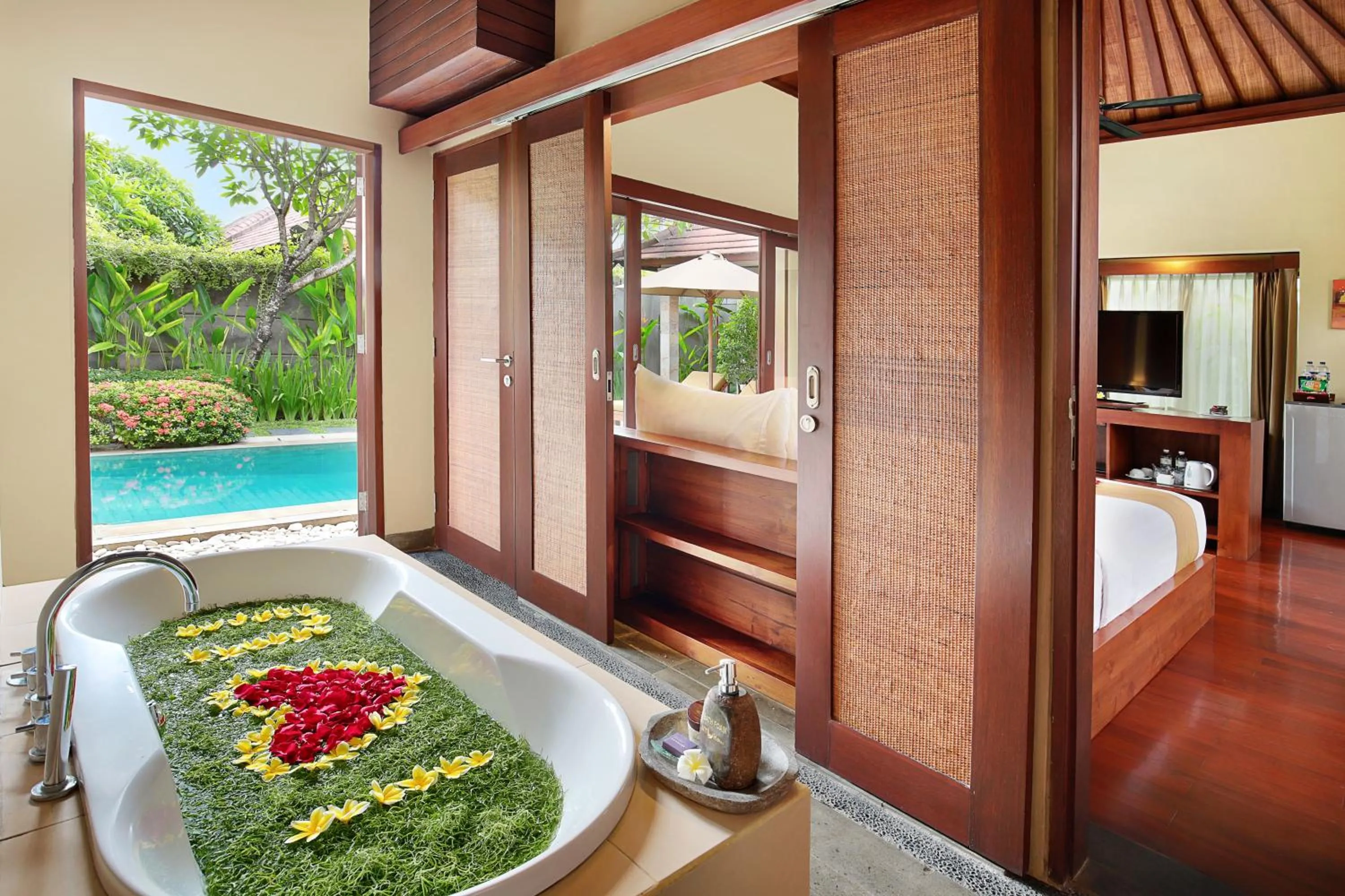 Bathroom in Nyuh Bali Villas