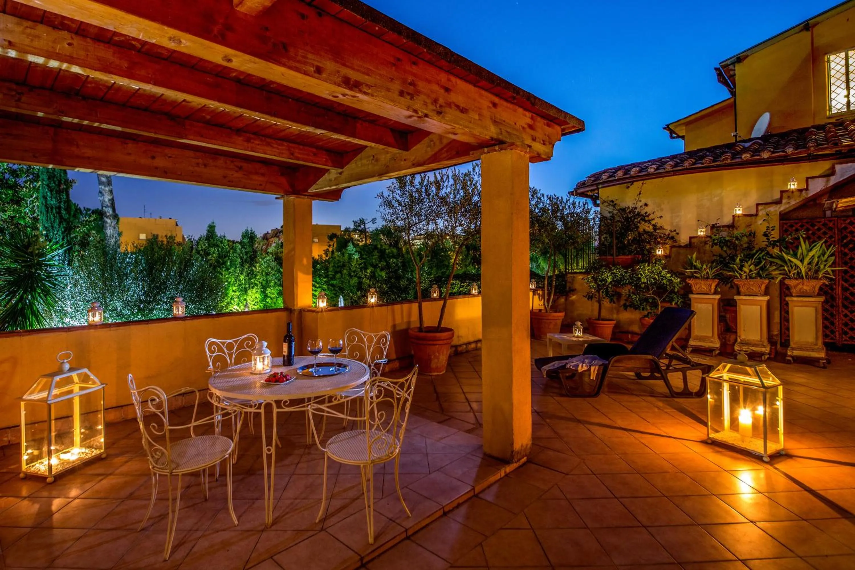 Patio in Antica Locanda Palmieri