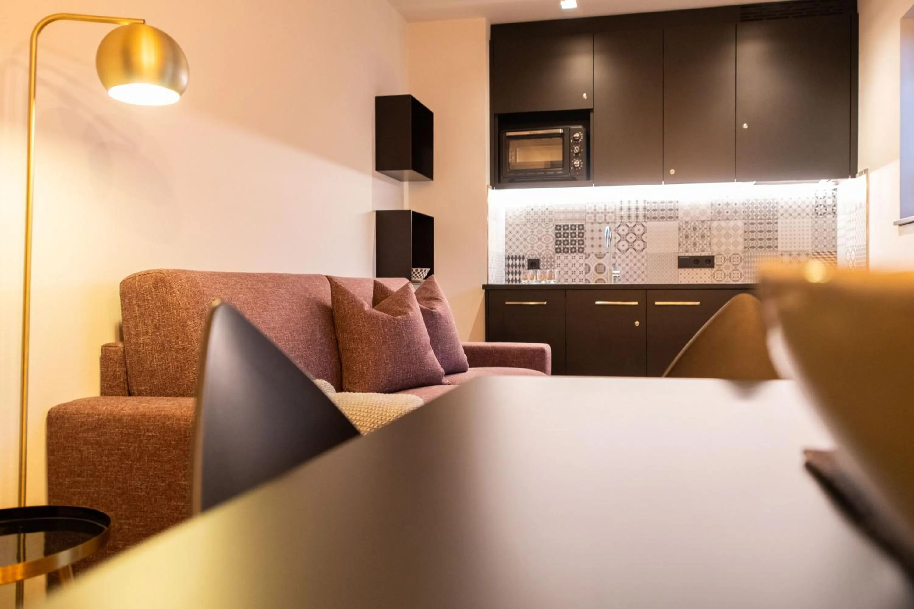 Kitchen or kitchenette in Burgus - Design Suites & Apartments