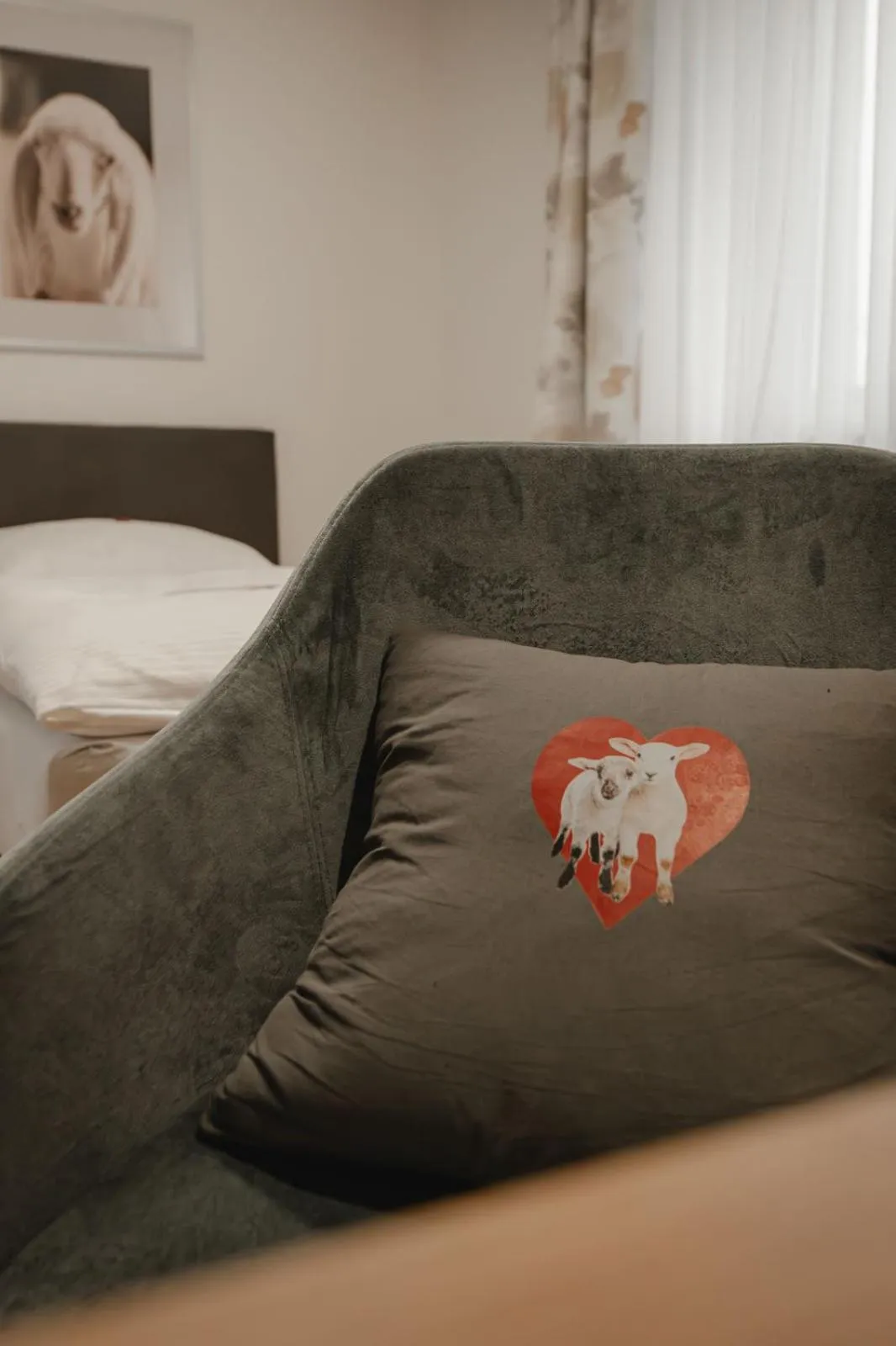 Bed in Landgasthof Lamm