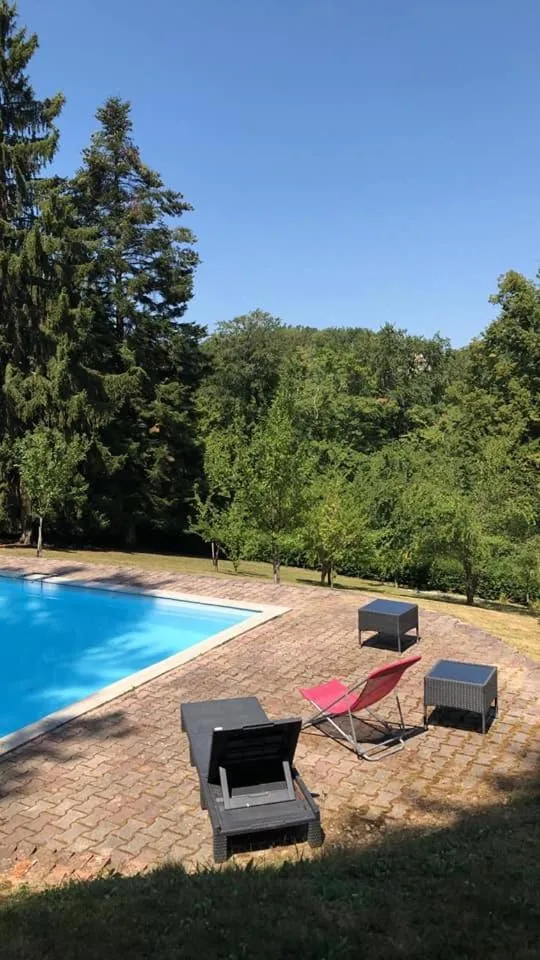 Swimming pool in Chateau de Bonnevaux