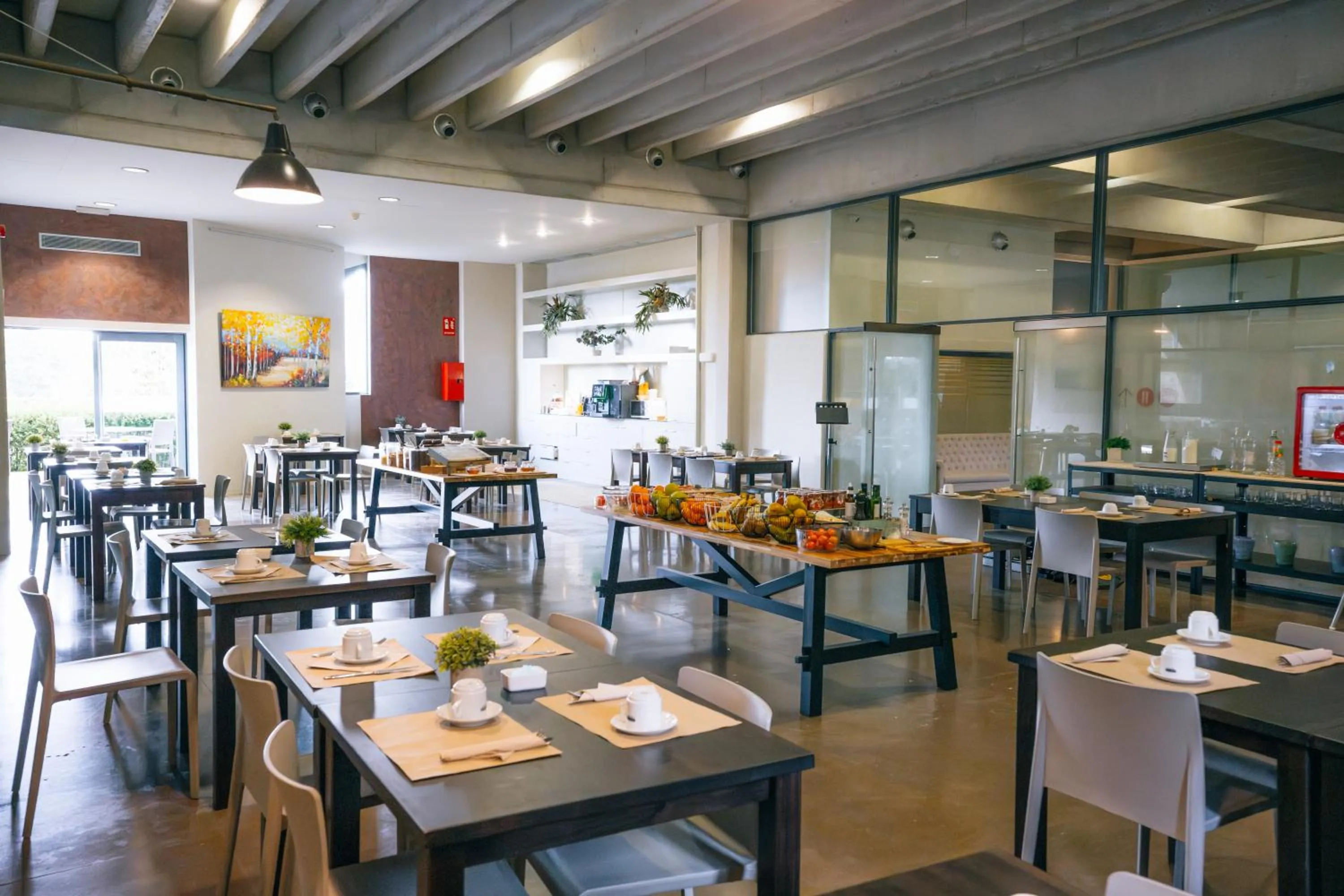 Buffet breakfast in Hostatgeria de Poblet