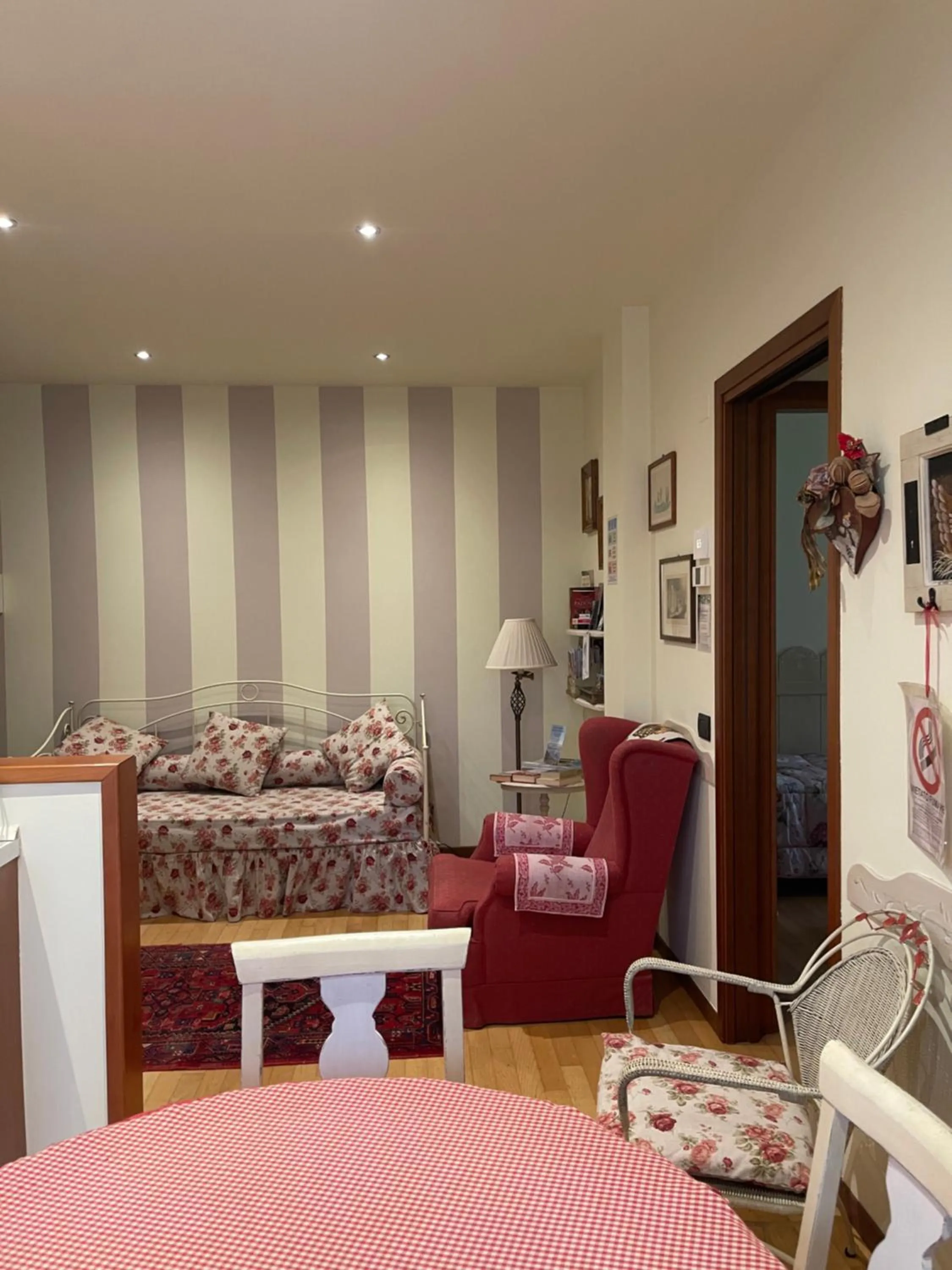 Living room, Bed in B&B Casa Camilla