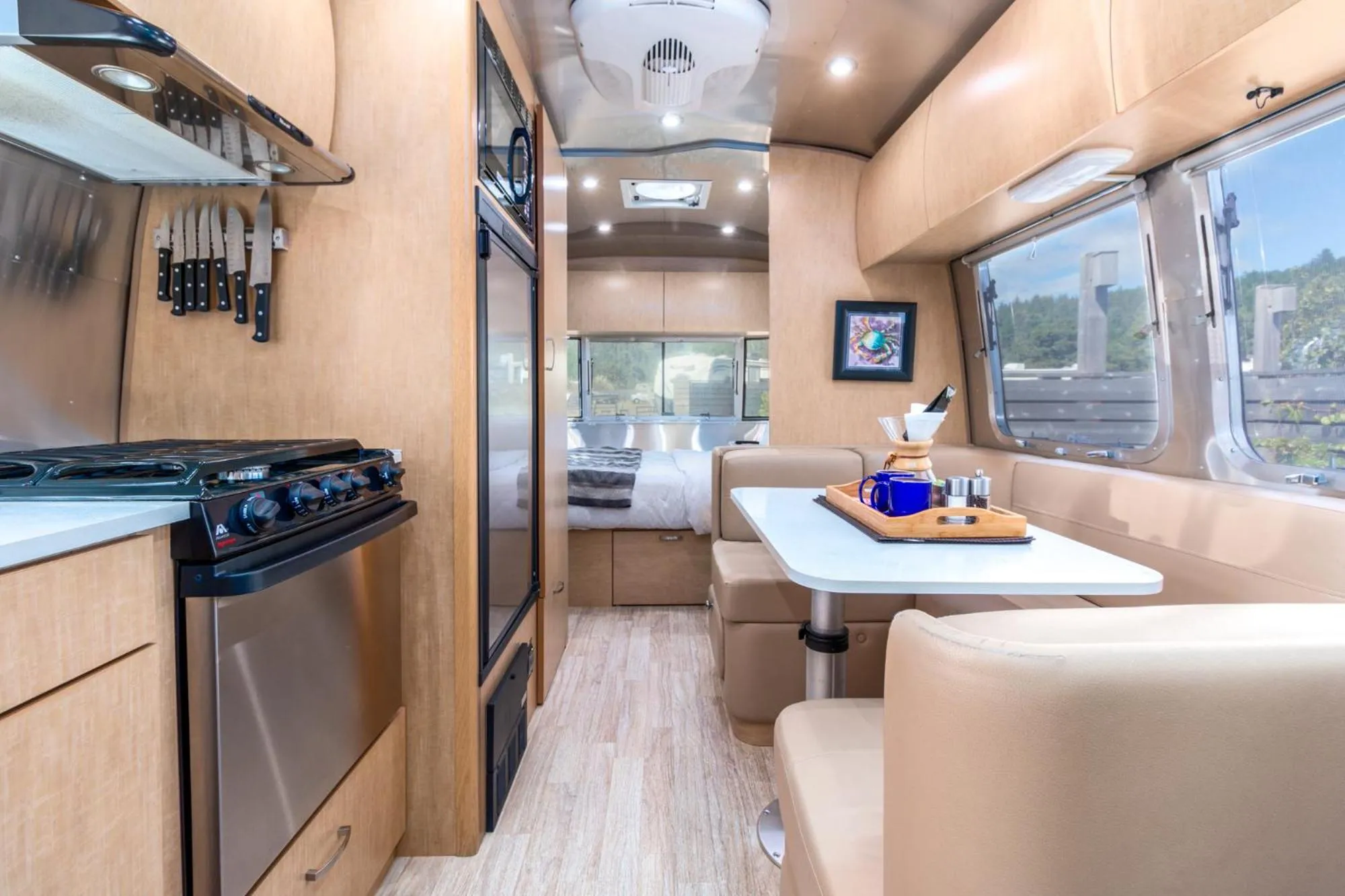 Photo of the whole room in Hart’s Camp Airstream Hotel & RV Park