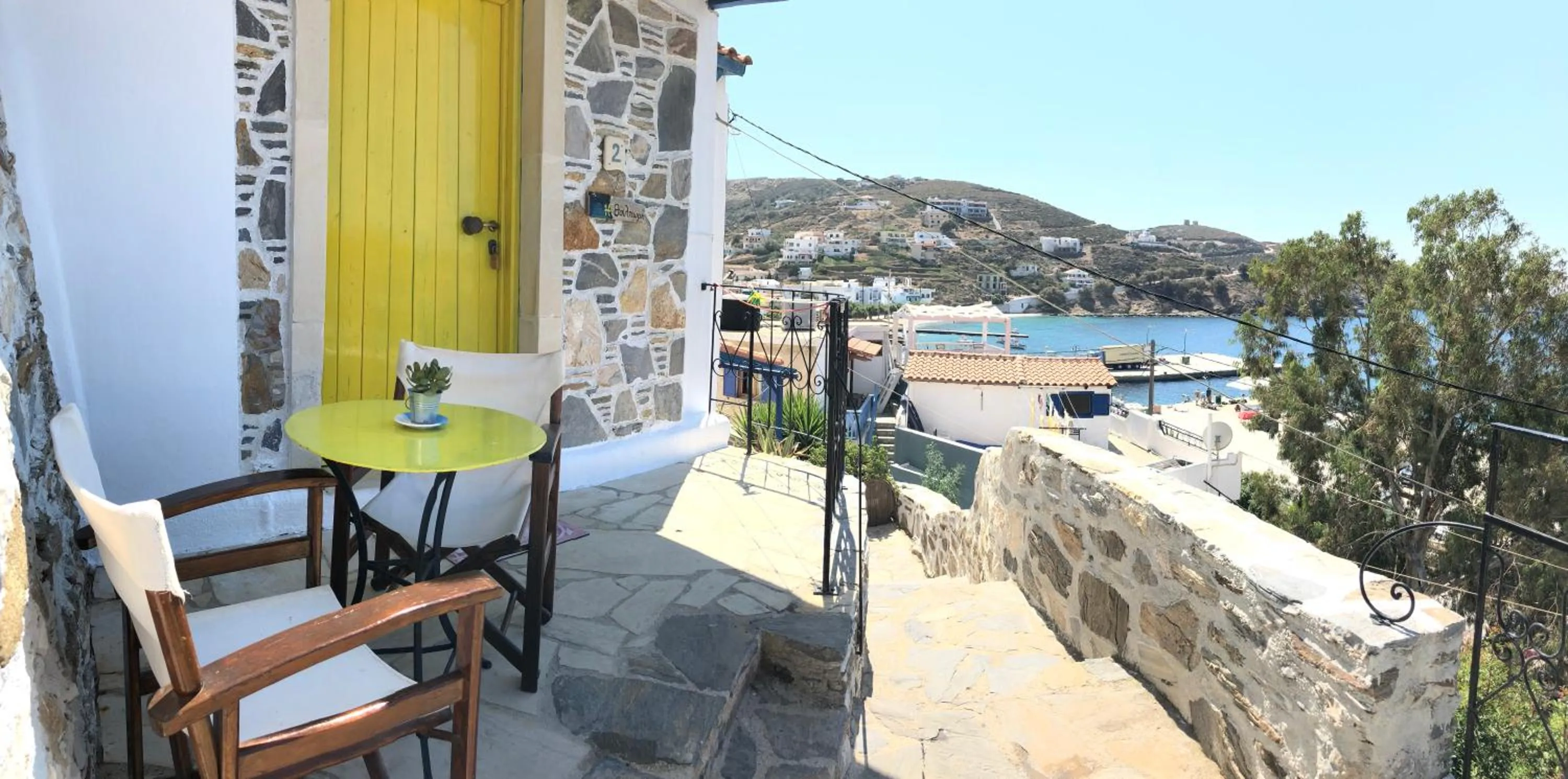 Patio in Patras Apartments