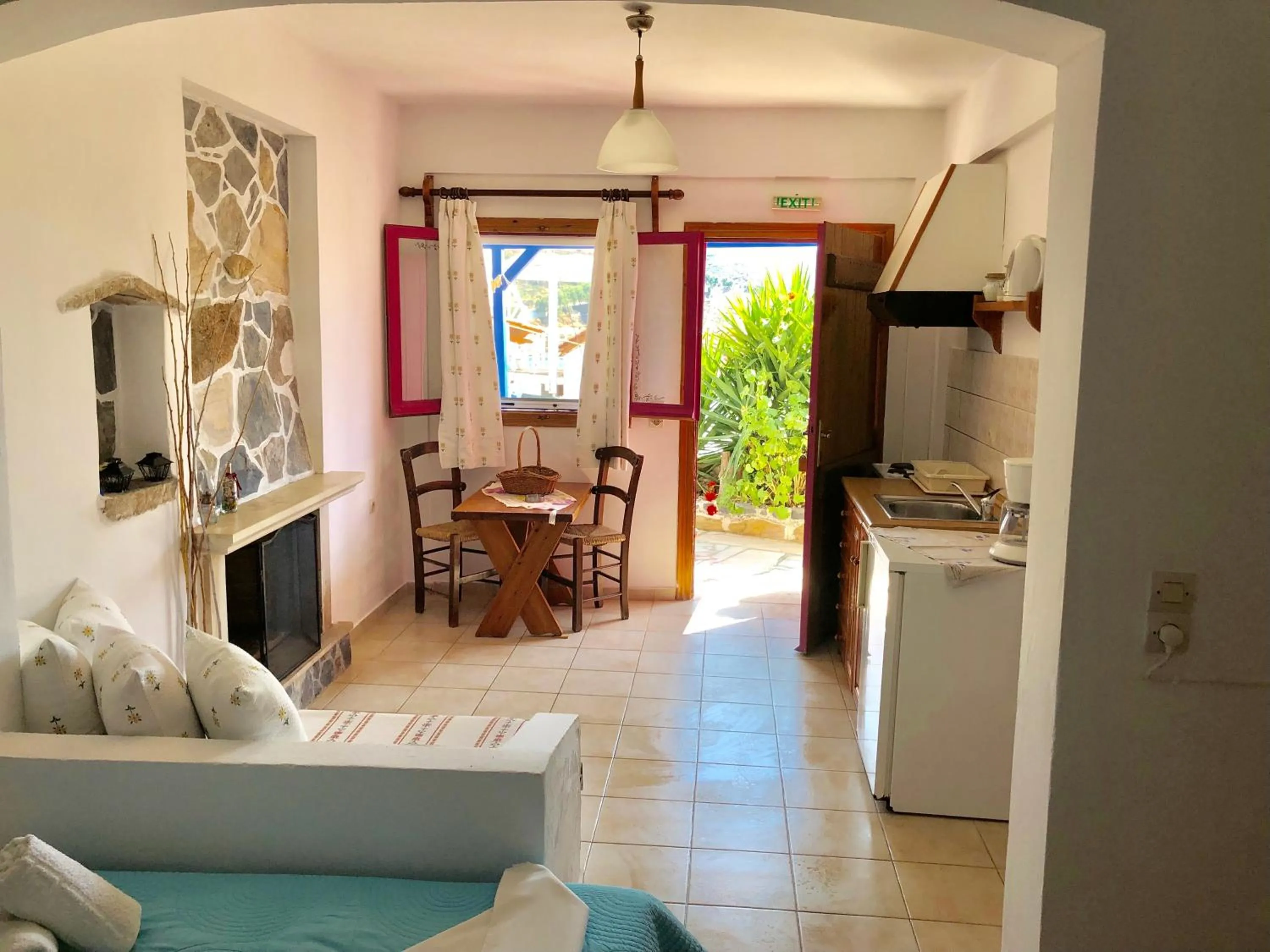 Living room in Patras Apartments