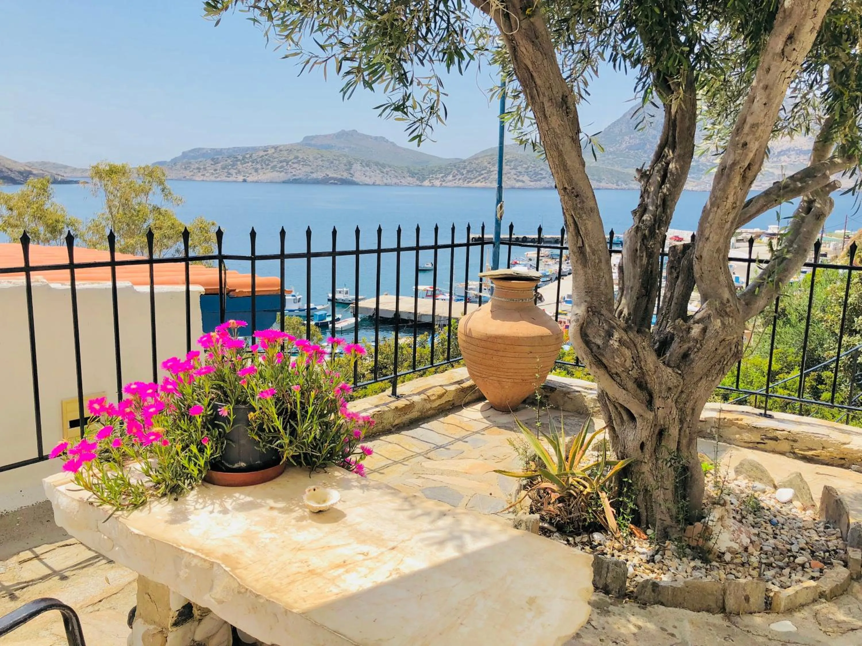 Patio in Patras Apartments