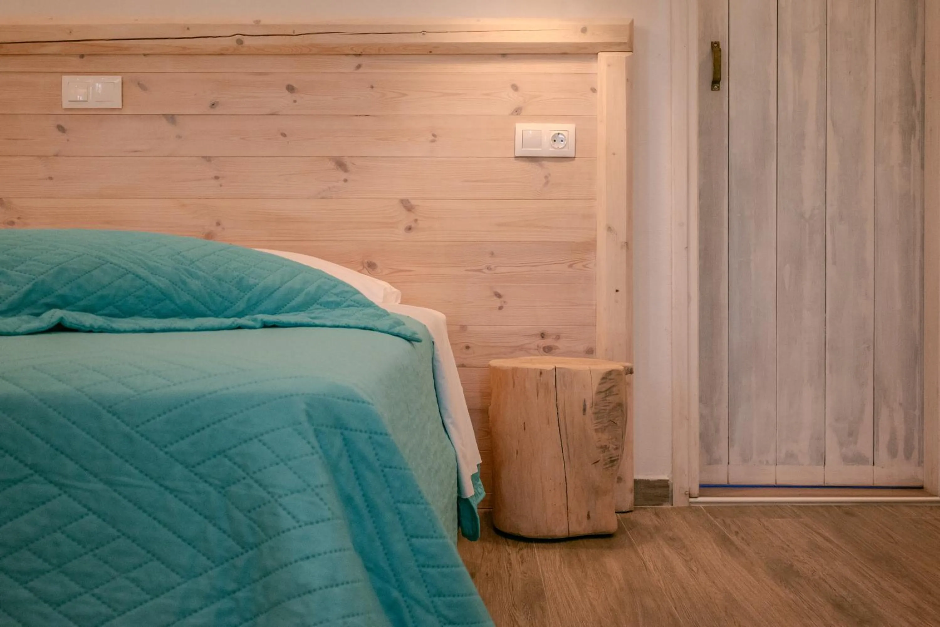 Decorative detail, Bed in Patras Apartments