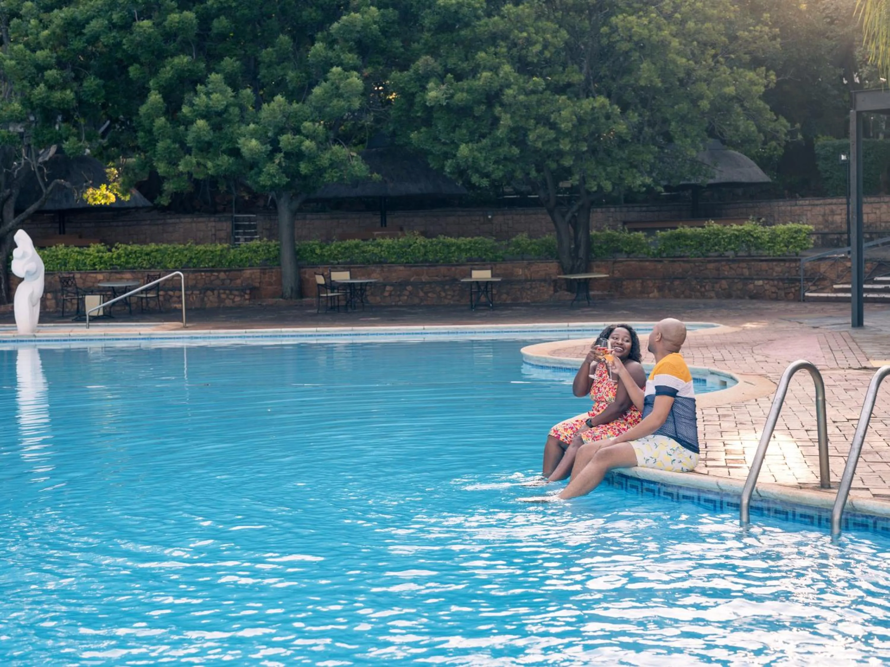 Pool view in ANEW Resort Hunters Rest Rustenburg