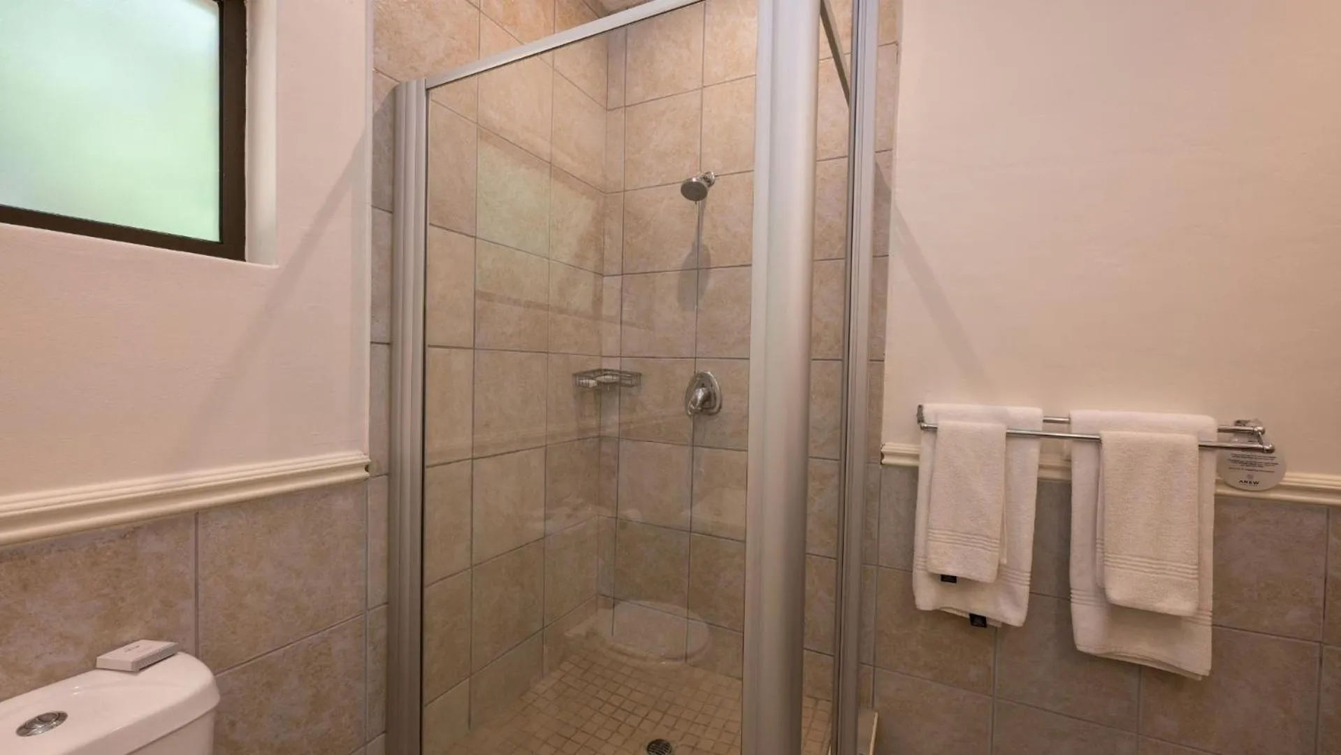 Shower in ANEW Resort Hunters Rest Rustenburg