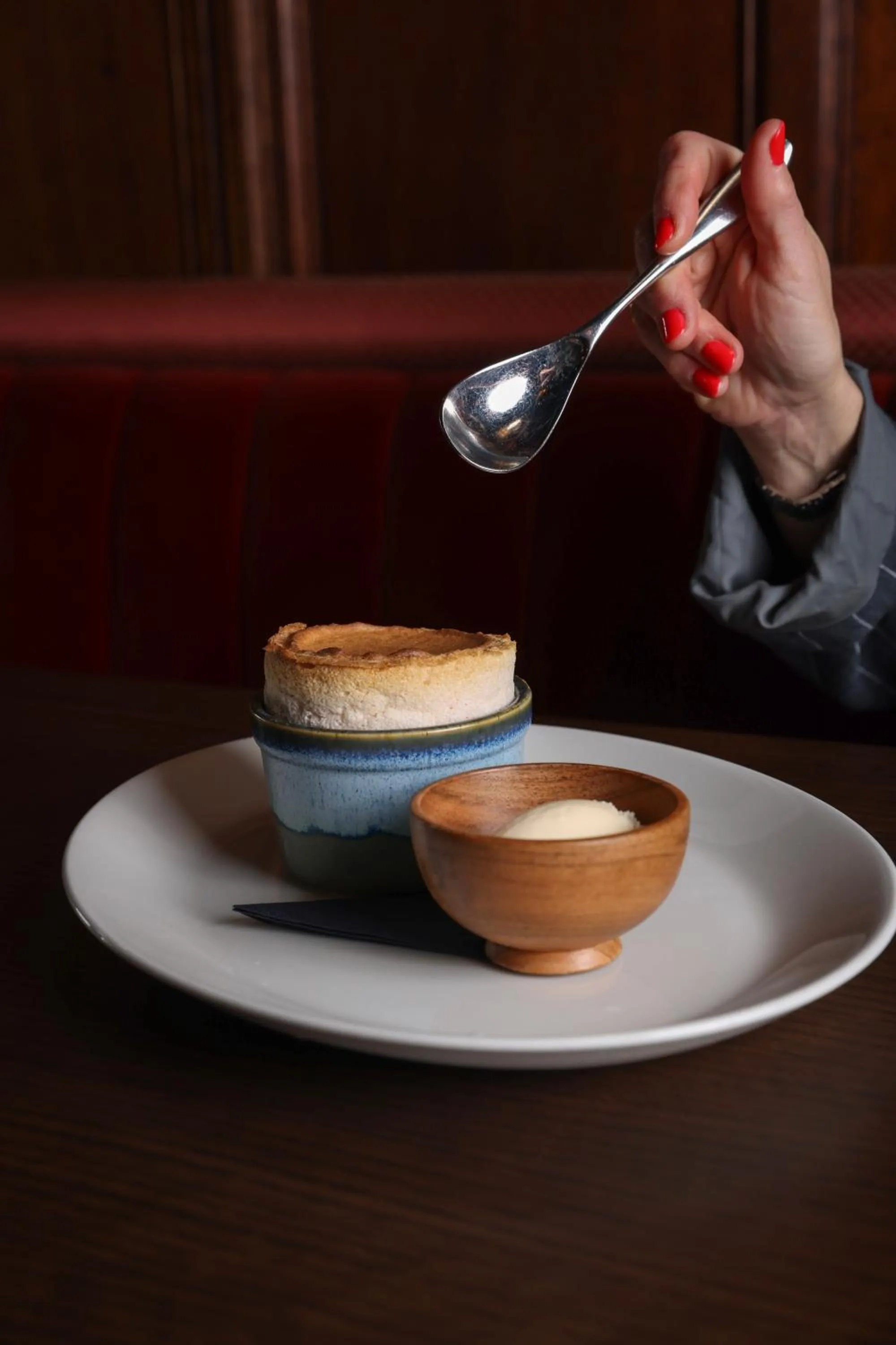 Food in Crazy Bear Stadhampton