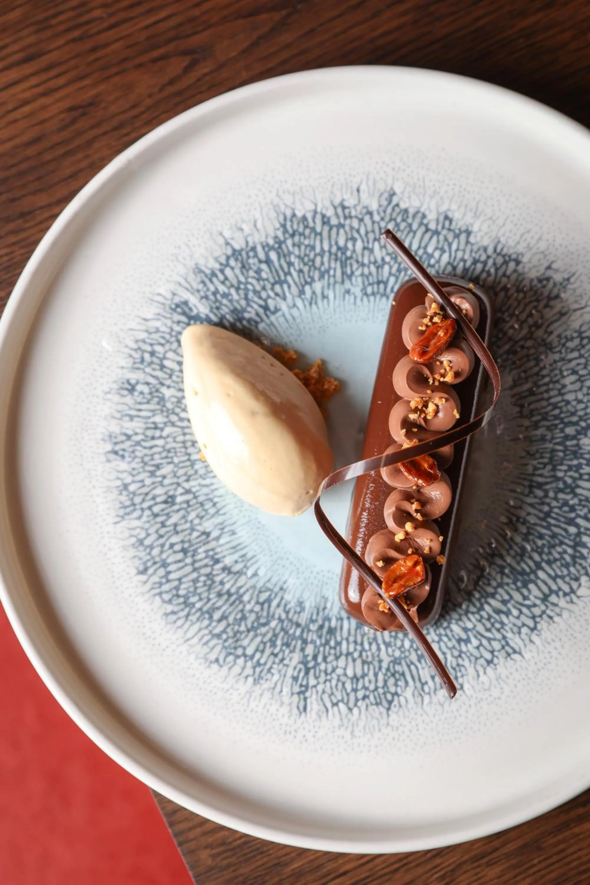 Food in Crazy Bear Stadhampton