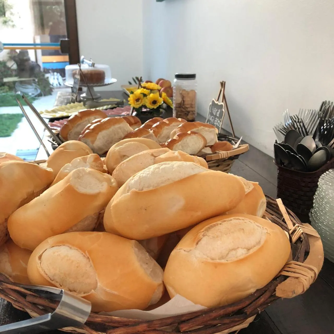 Breakfast in Enseada Hostel