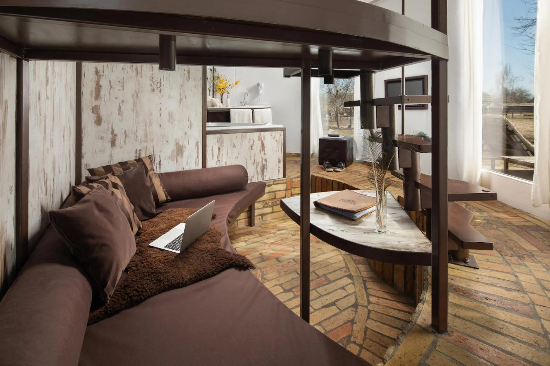 Seating area in Homoki Lodge - Nature Quest Resort - Adult Only