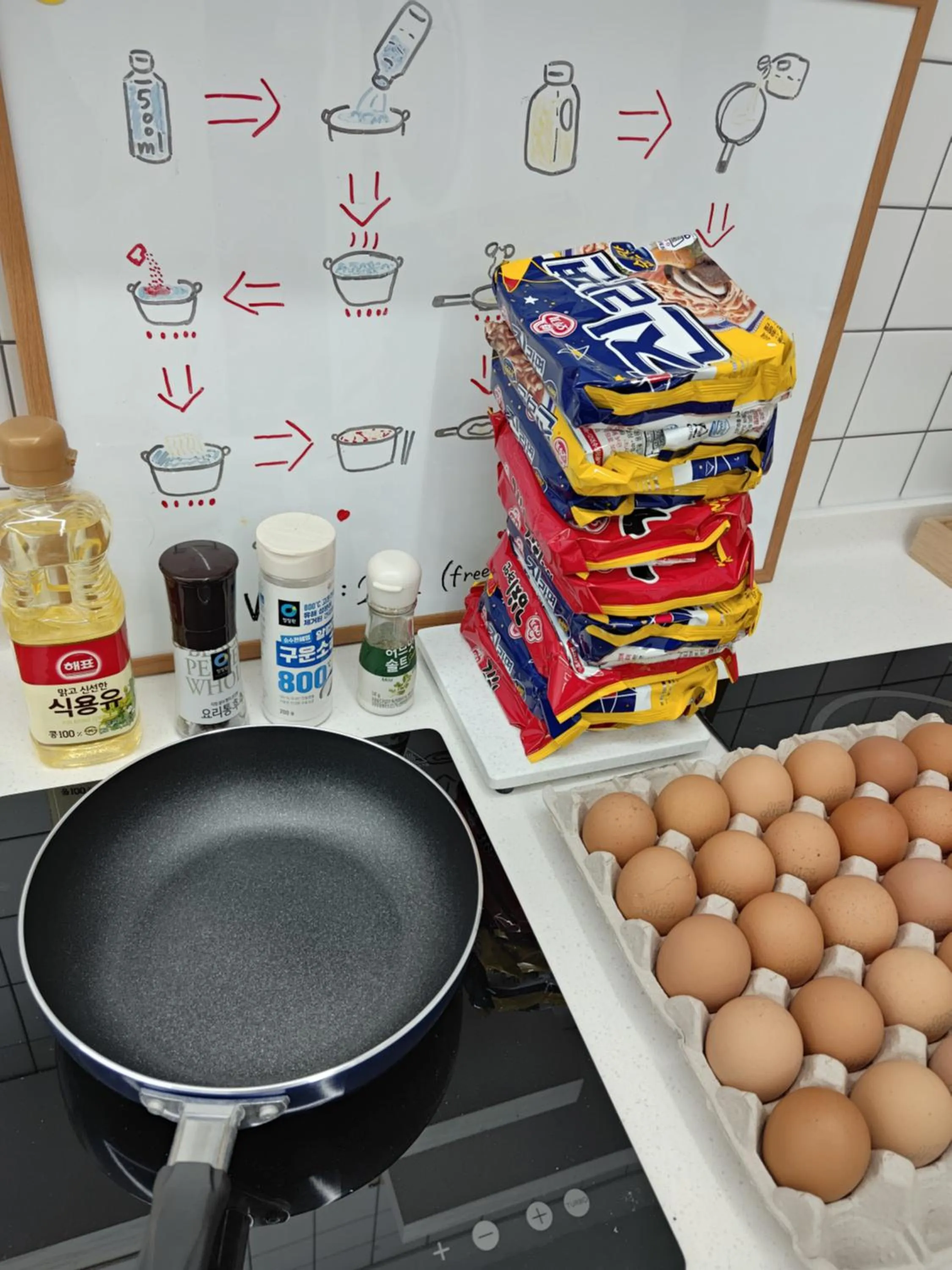 Kitchen or kitchenette in Athene Motel