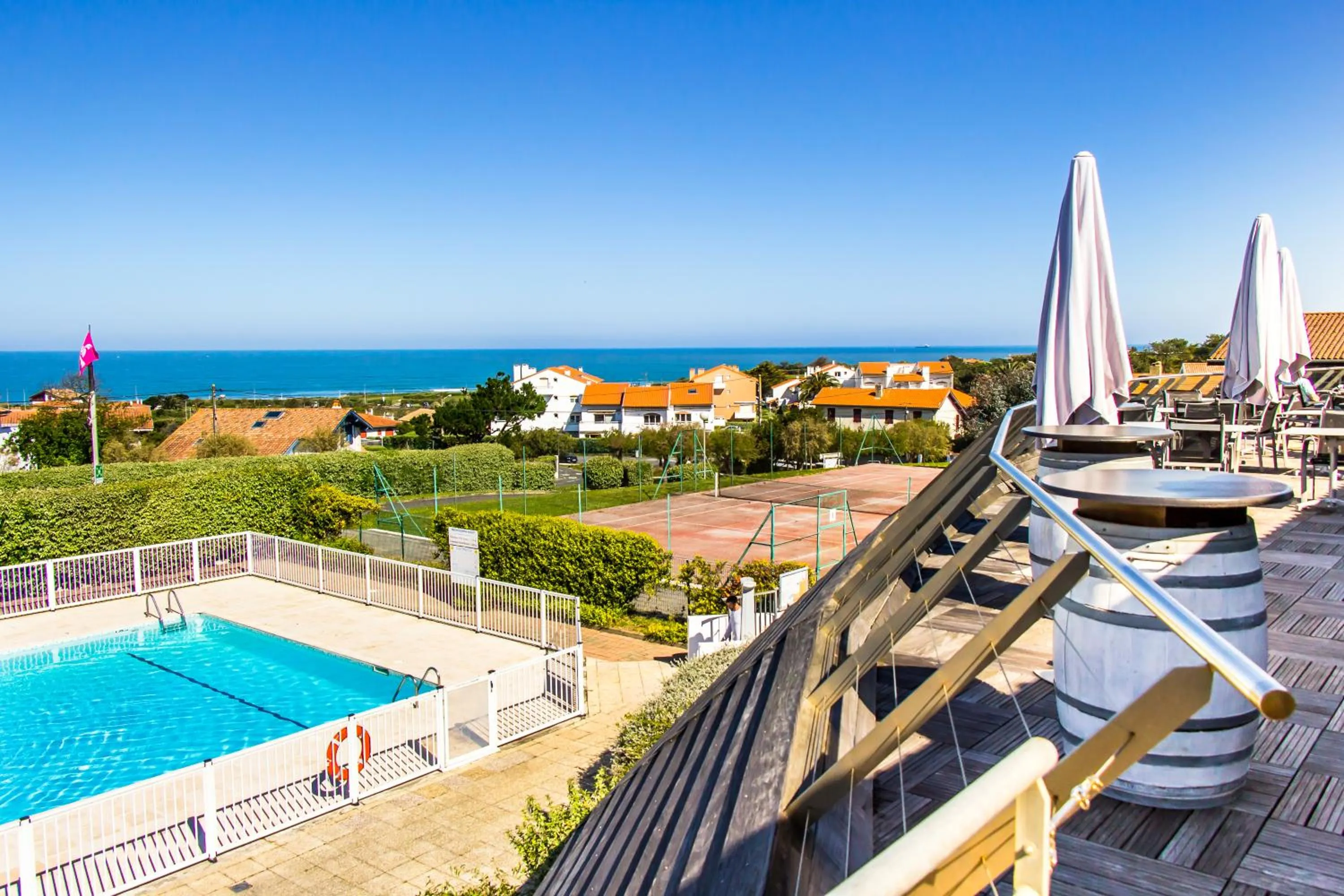Sea view in Village Vacances Azureva Anglet