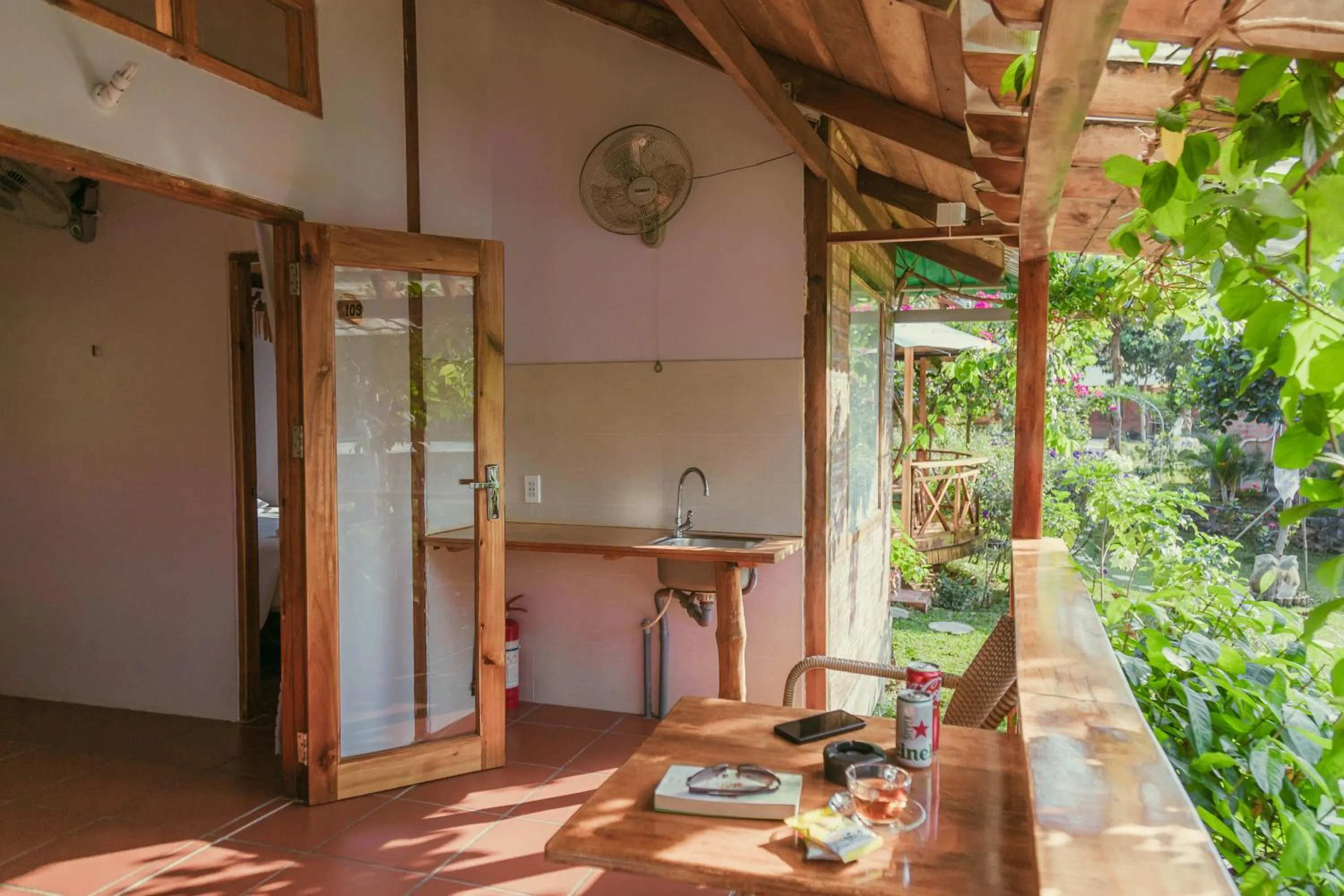 Balcony/Terrace in Phu Quoc Valley Sen Bungalow