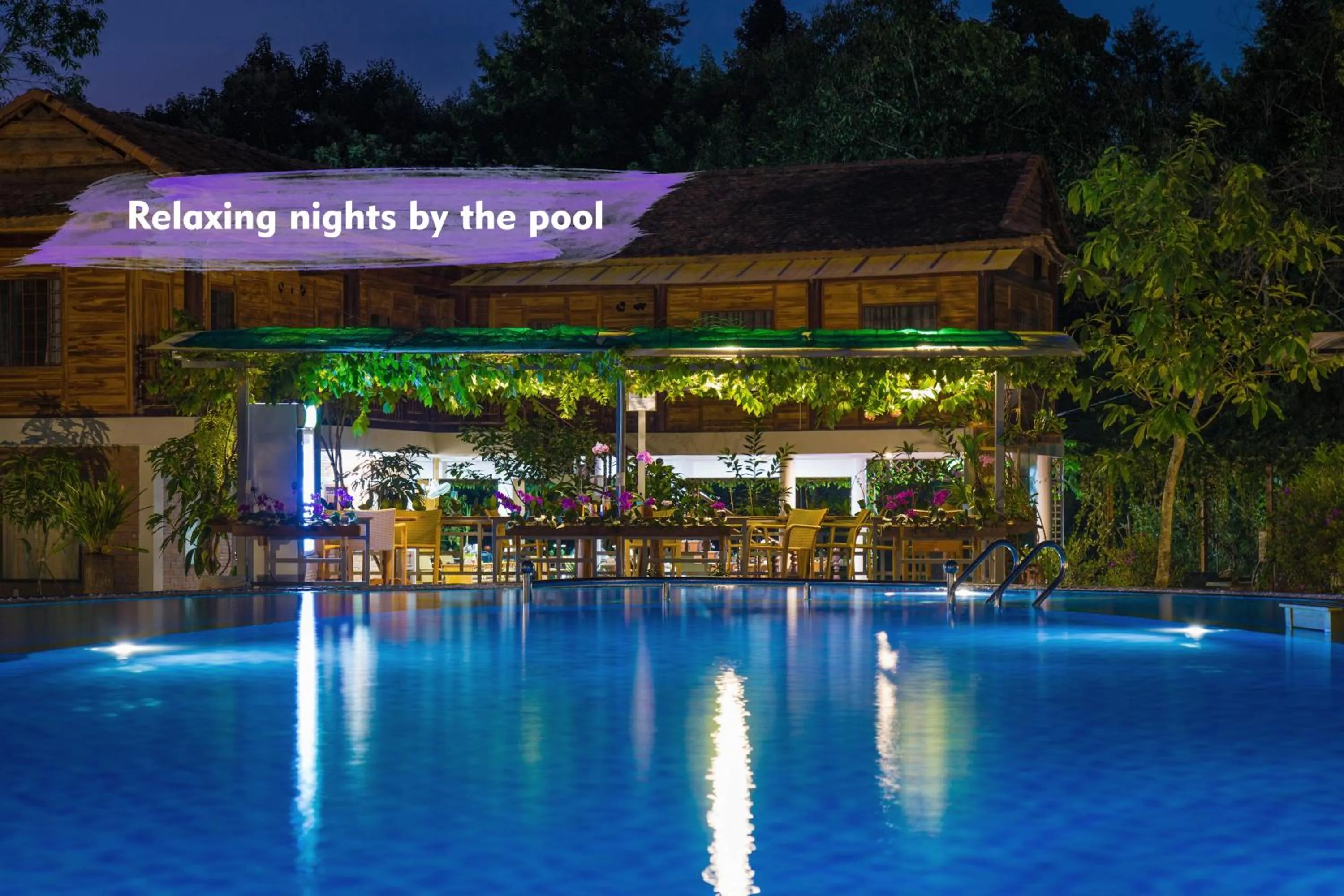 Swimming pool in Phu Quoc Valley Sen Bungalow