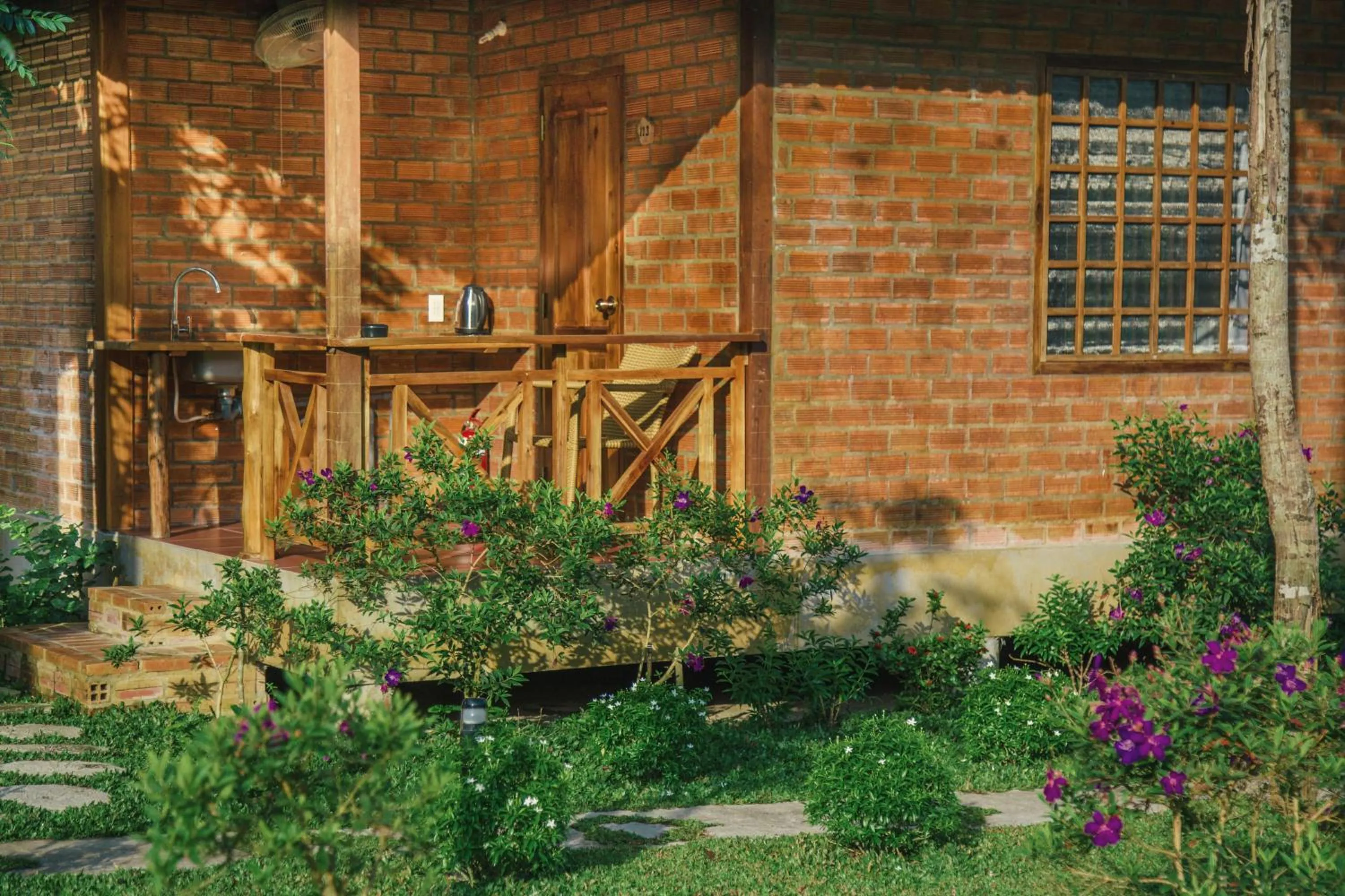 Balcony/Terrace in Phu Quoc Valley Sen Bungalow
