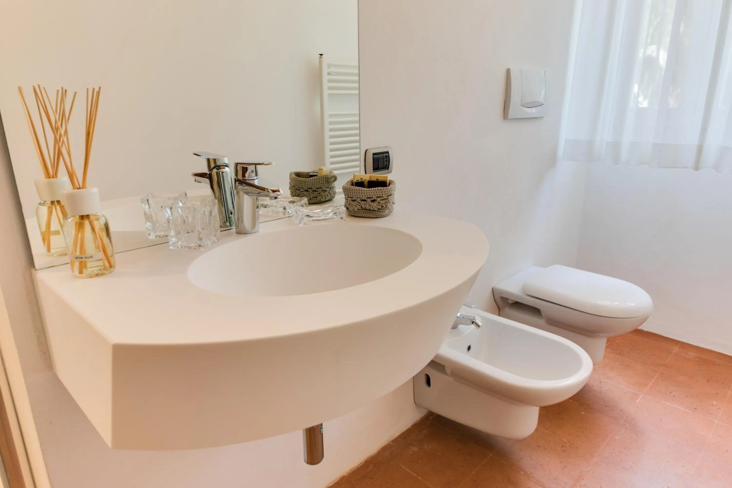 Bathroom in Corte livia Room & Breakfast