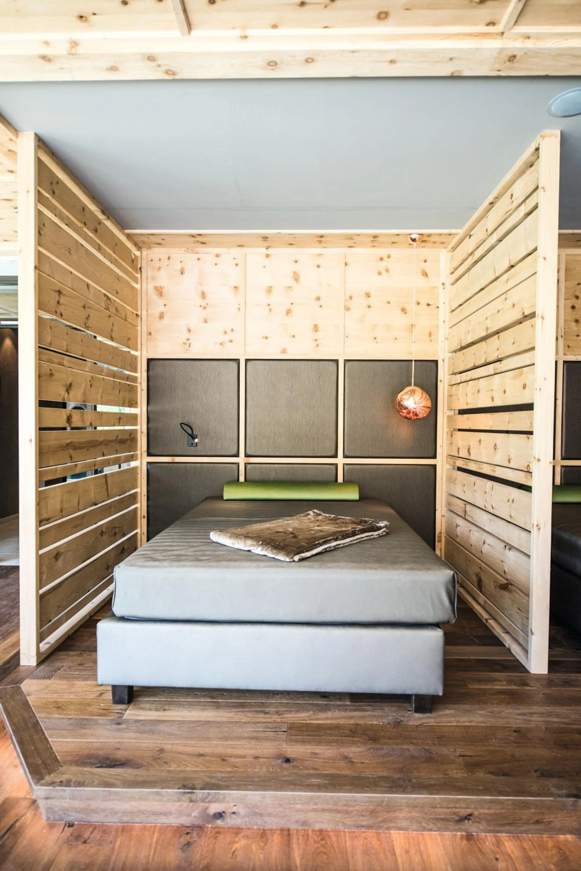 Bed in Hotel Kronblick