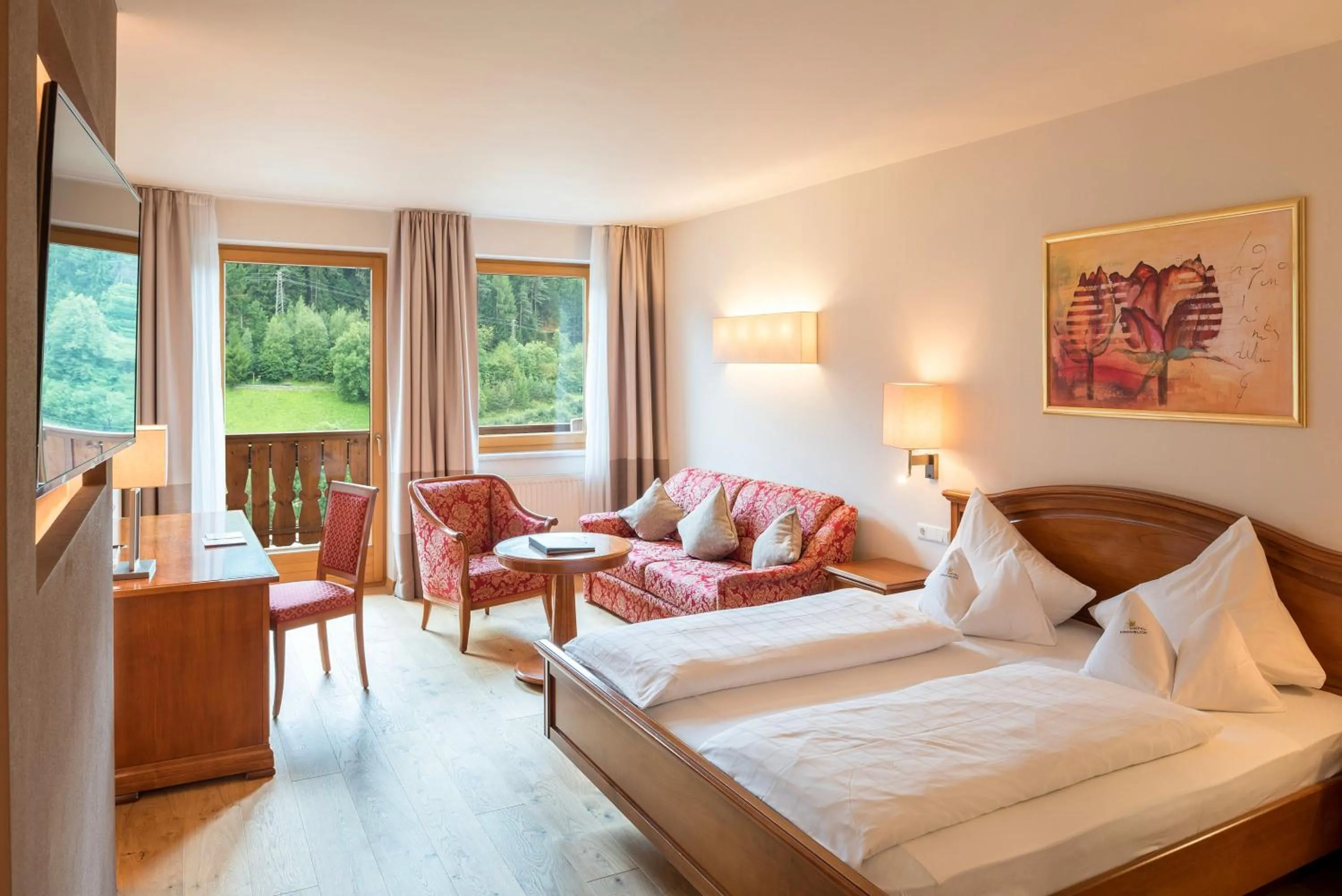 Day, Bed in Hotel Kronblick