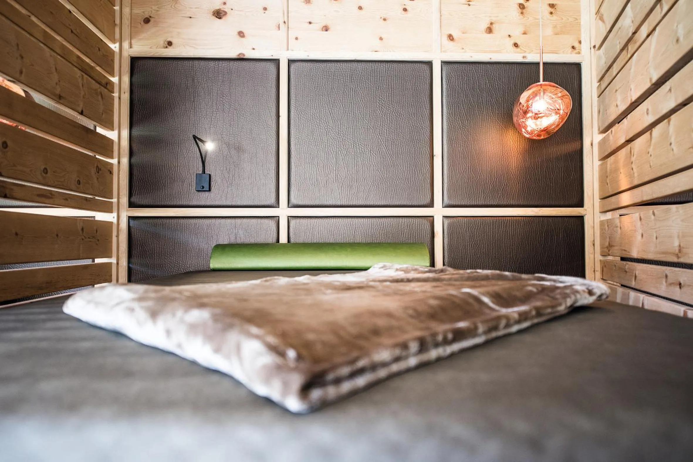 Bed in Hotel Kronblick