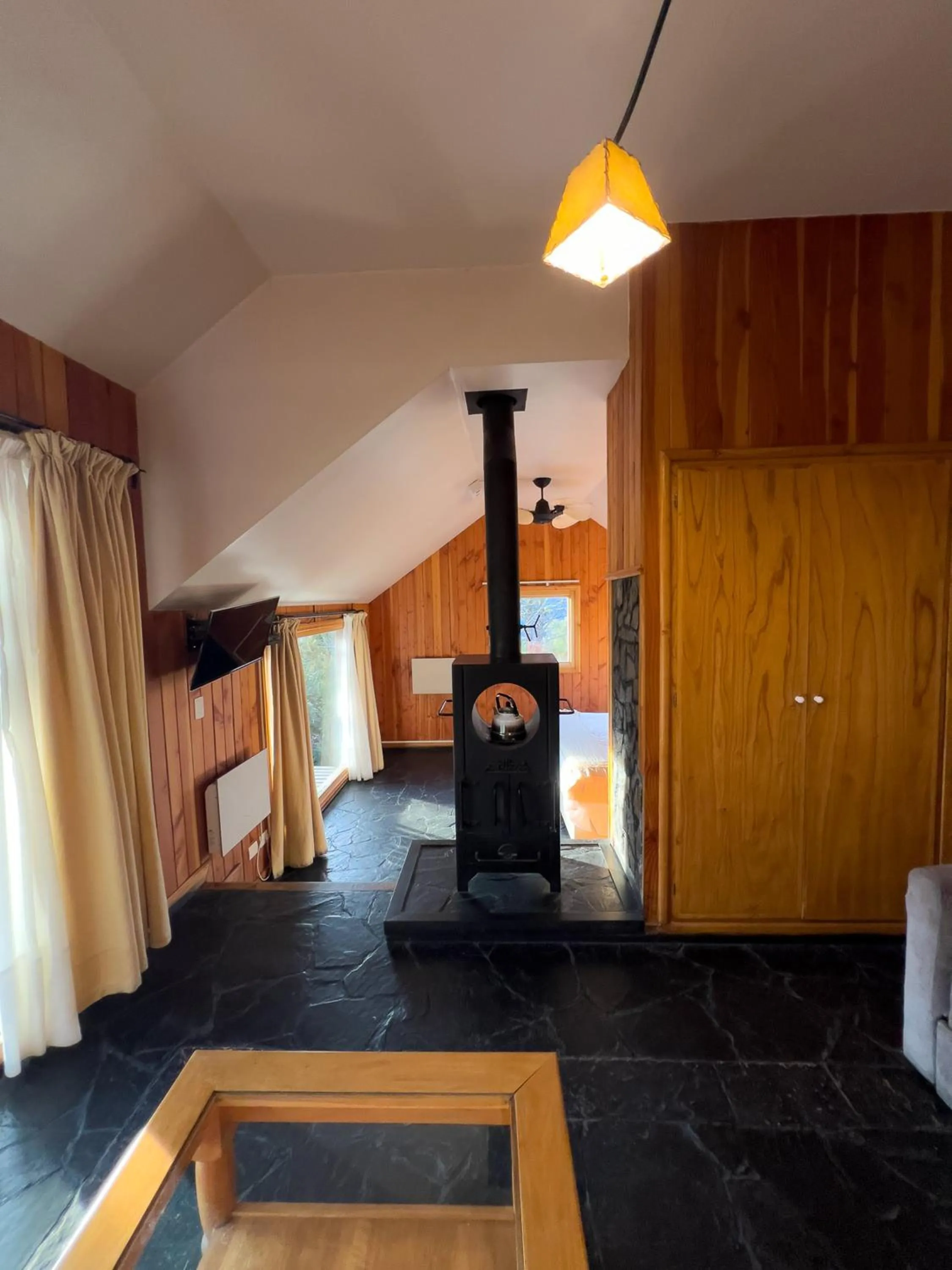 Bed in Arrayan Lake View Mountain Lodge & Casa De Te Arrayan