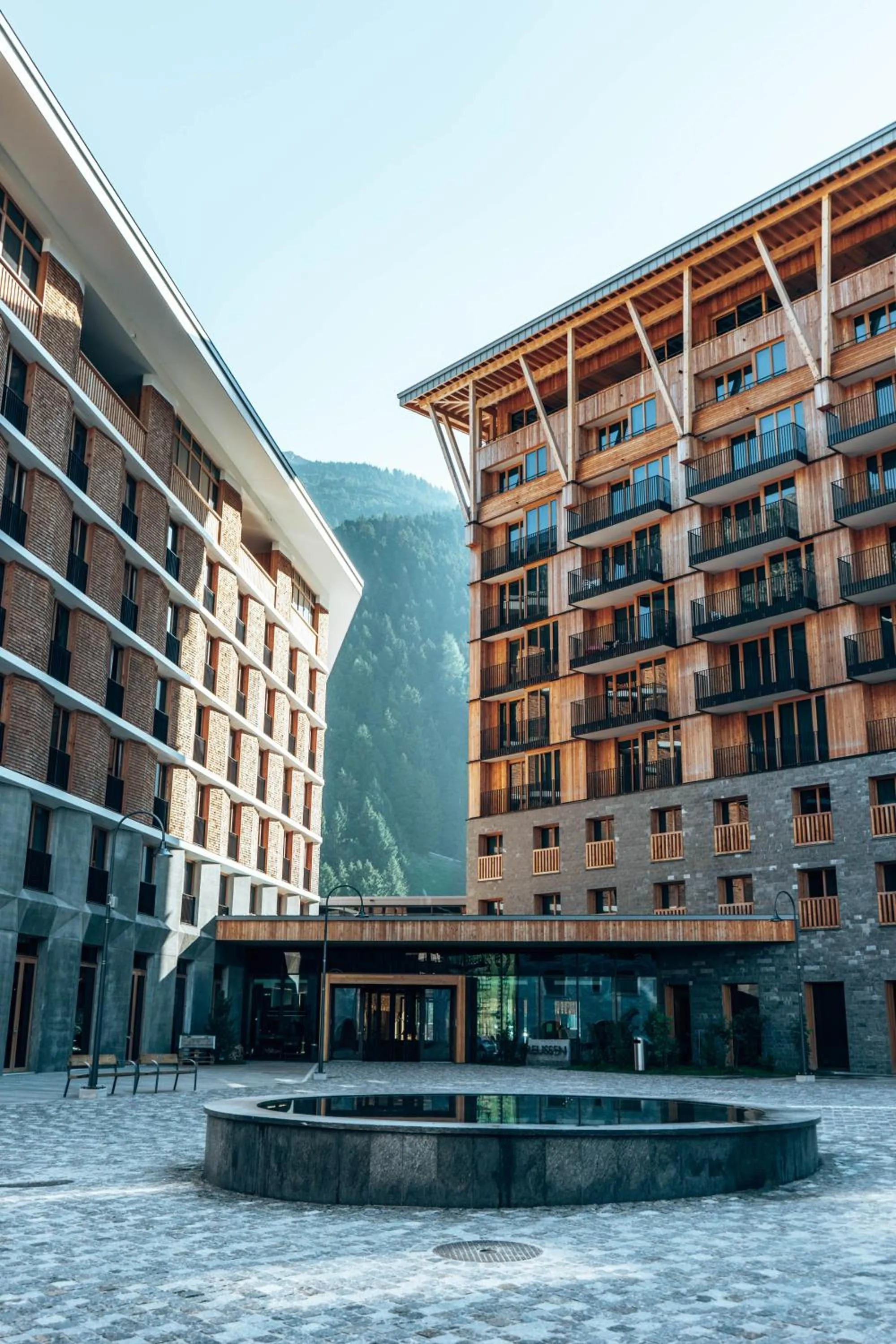 Property building in Radisson Blu Hotel Reussen, Andermatt