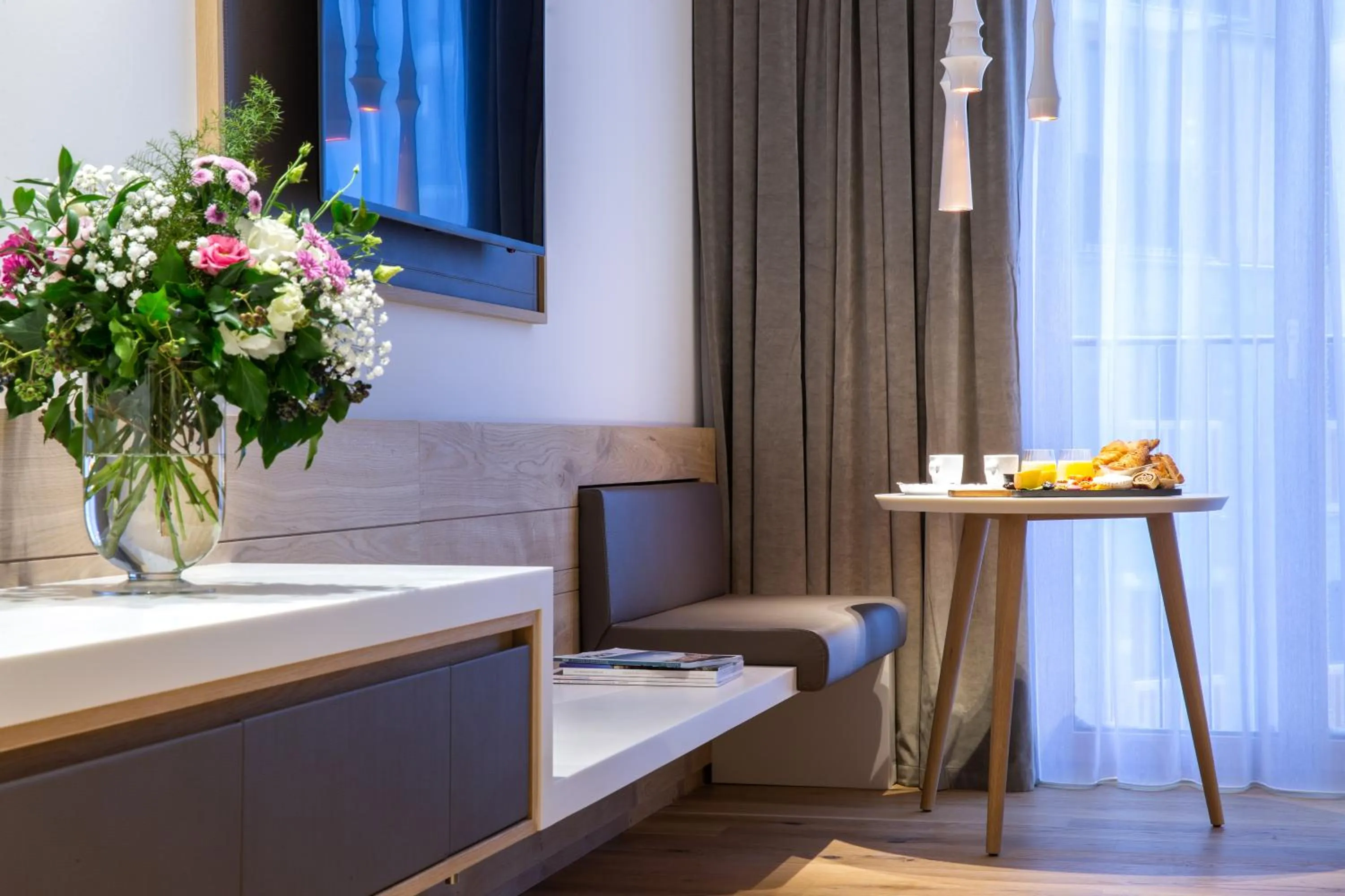 Decorative detail in Radisson Blu Hotel Reussen, Andermatt