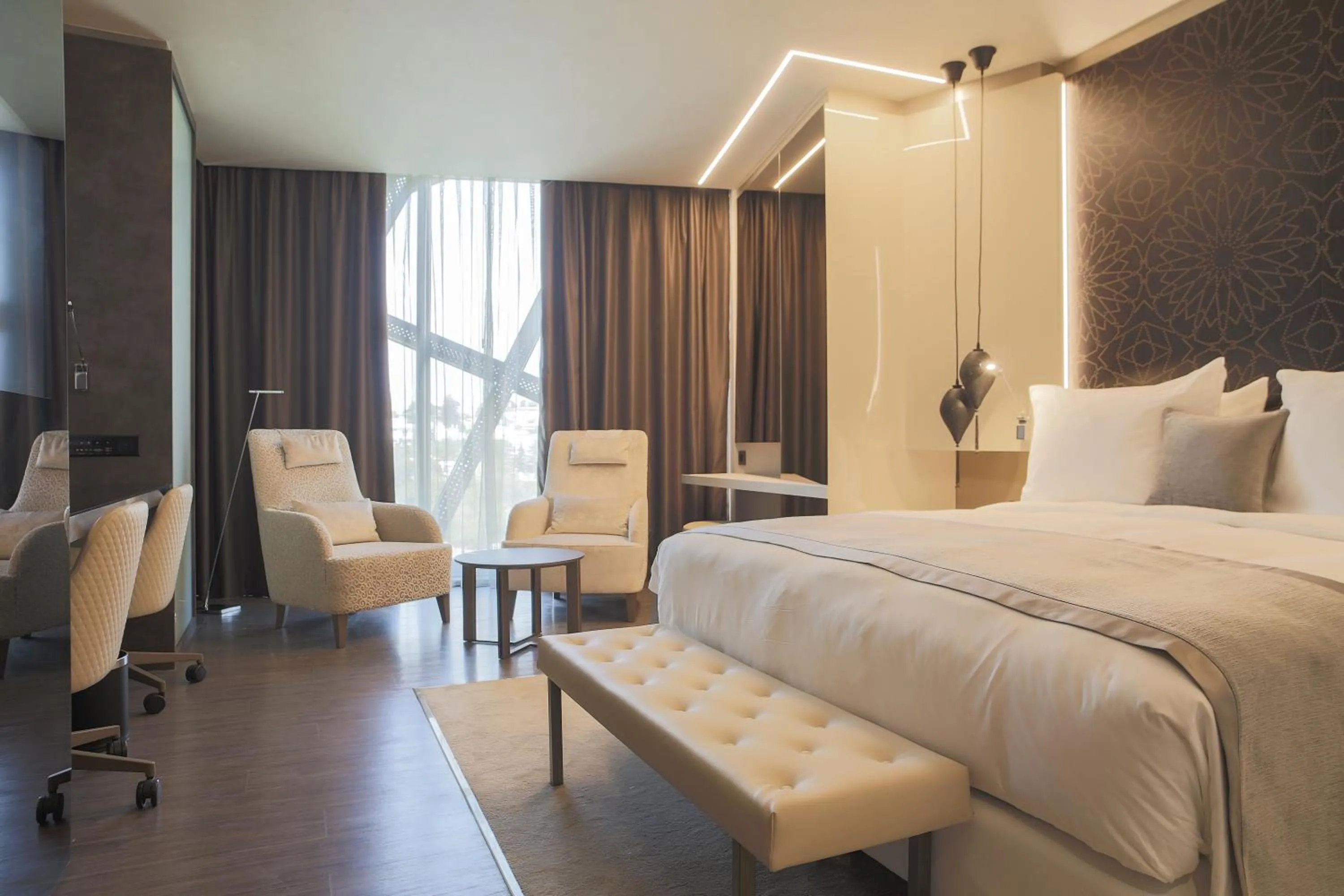 Bed in Radisson BLU Hotel Algiers Hydra