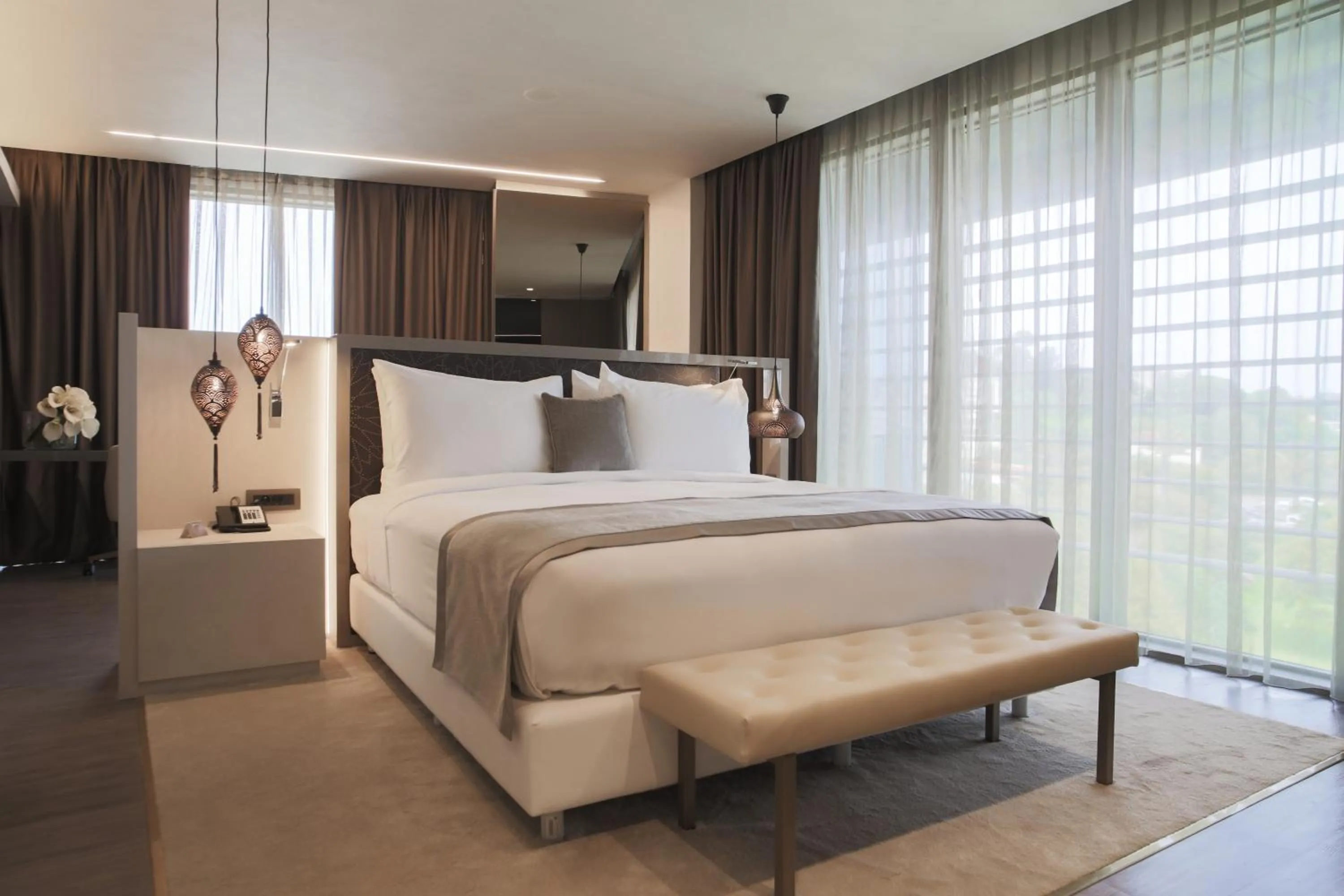 Bed in Radisson BLU Hotel Algiers Hydra