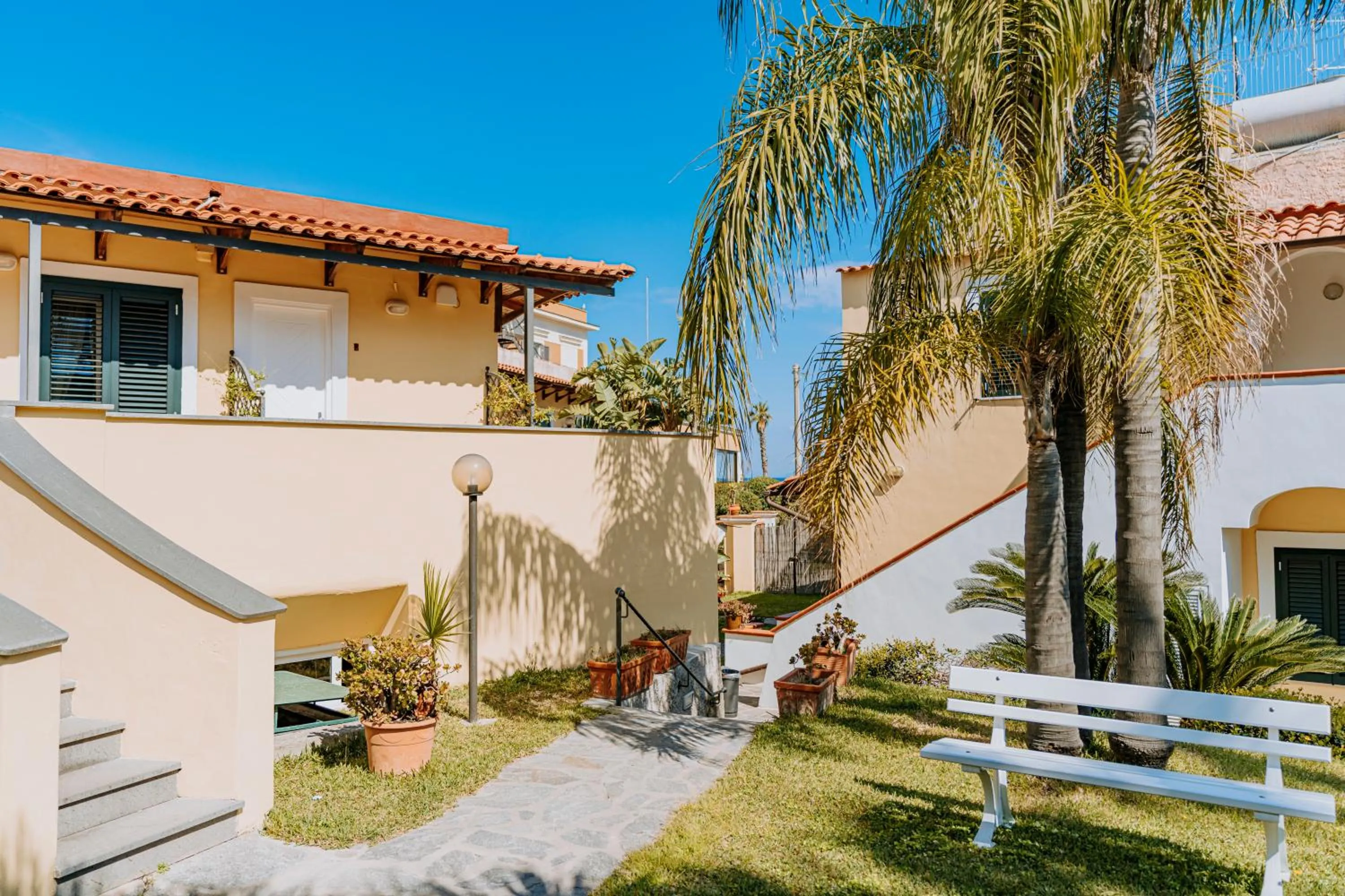 Garden in Hotel Villa Svizzera Terme