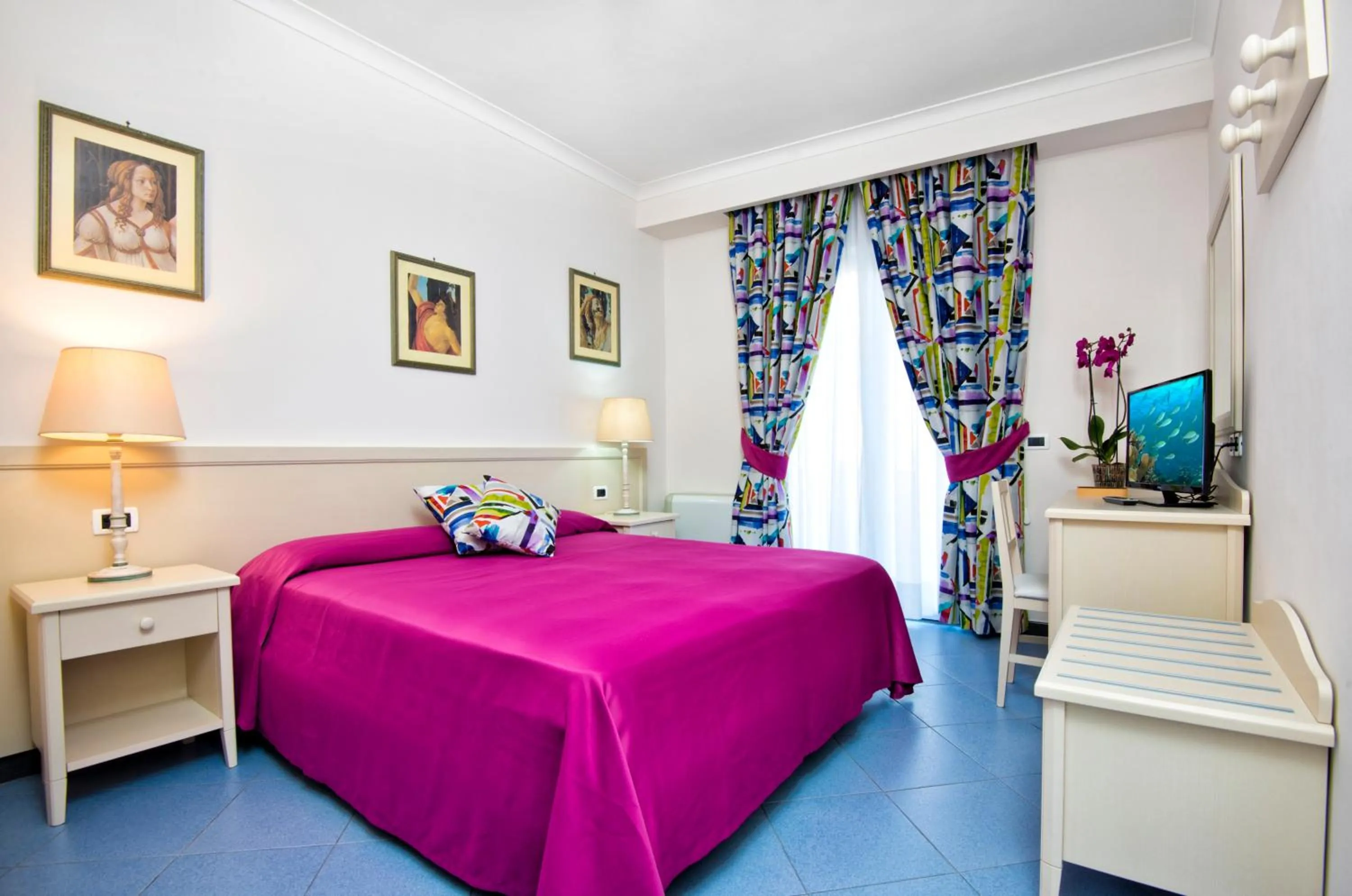 Bedroom, Bed in Hotel Villa Svizzera Terme