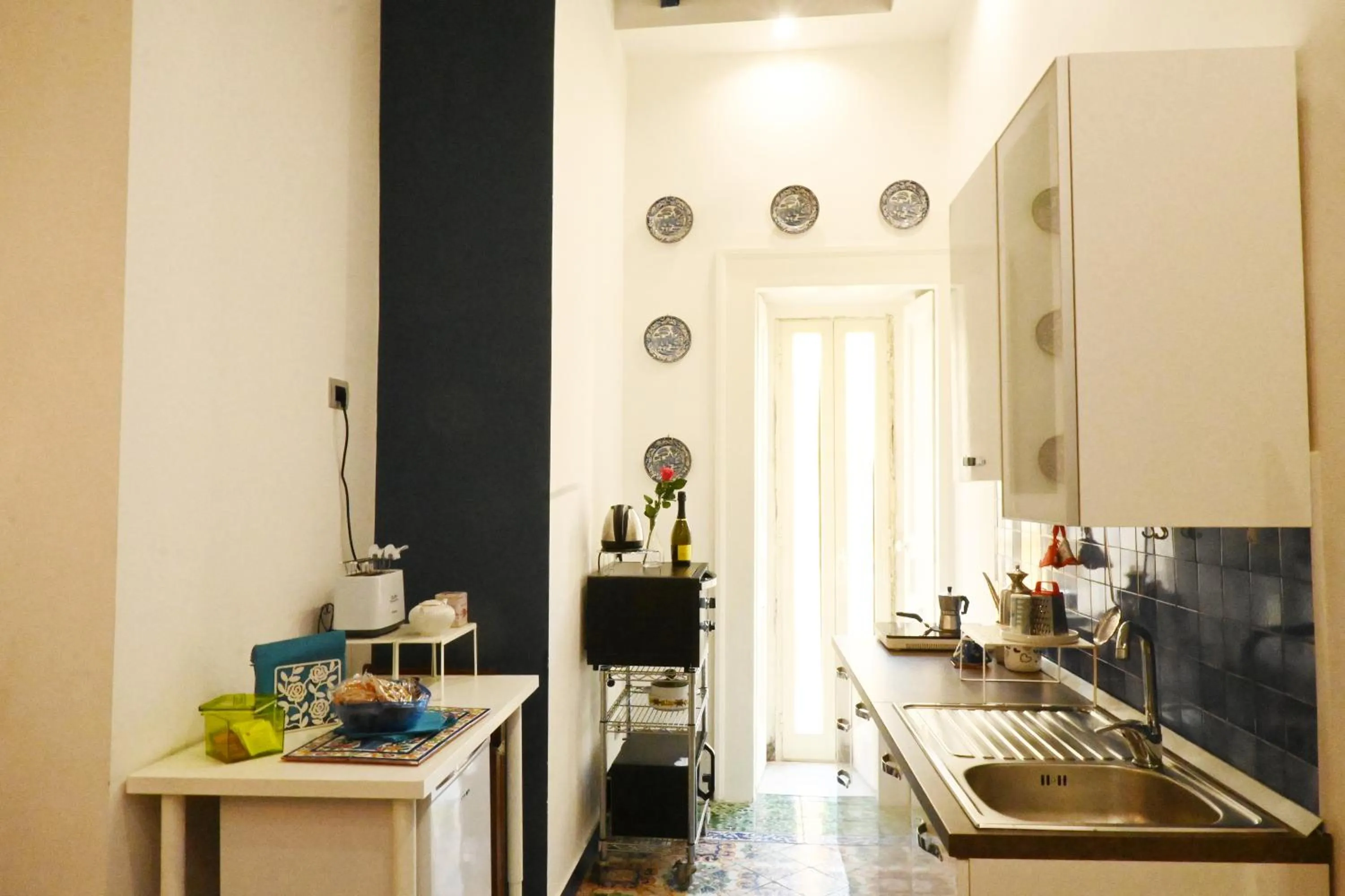 Kitchen or kitchenette in Nanà Bed and Breakfast