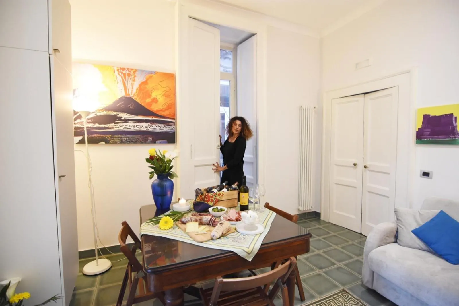 Communal lounge/ TV room in Nanà Bed and Breakfast