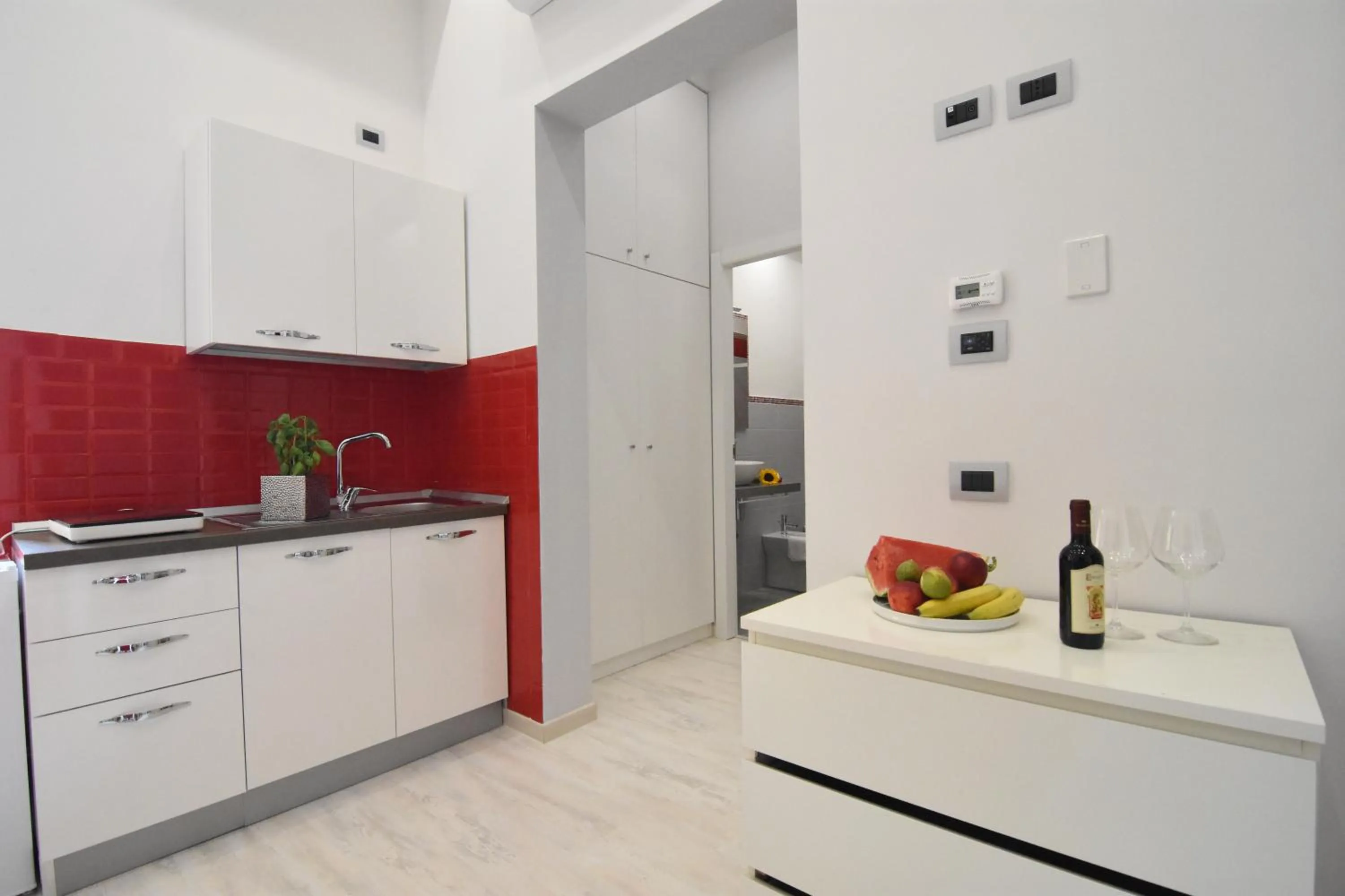 Kitchen or kitchenette in Nanà Bed and Breakfast