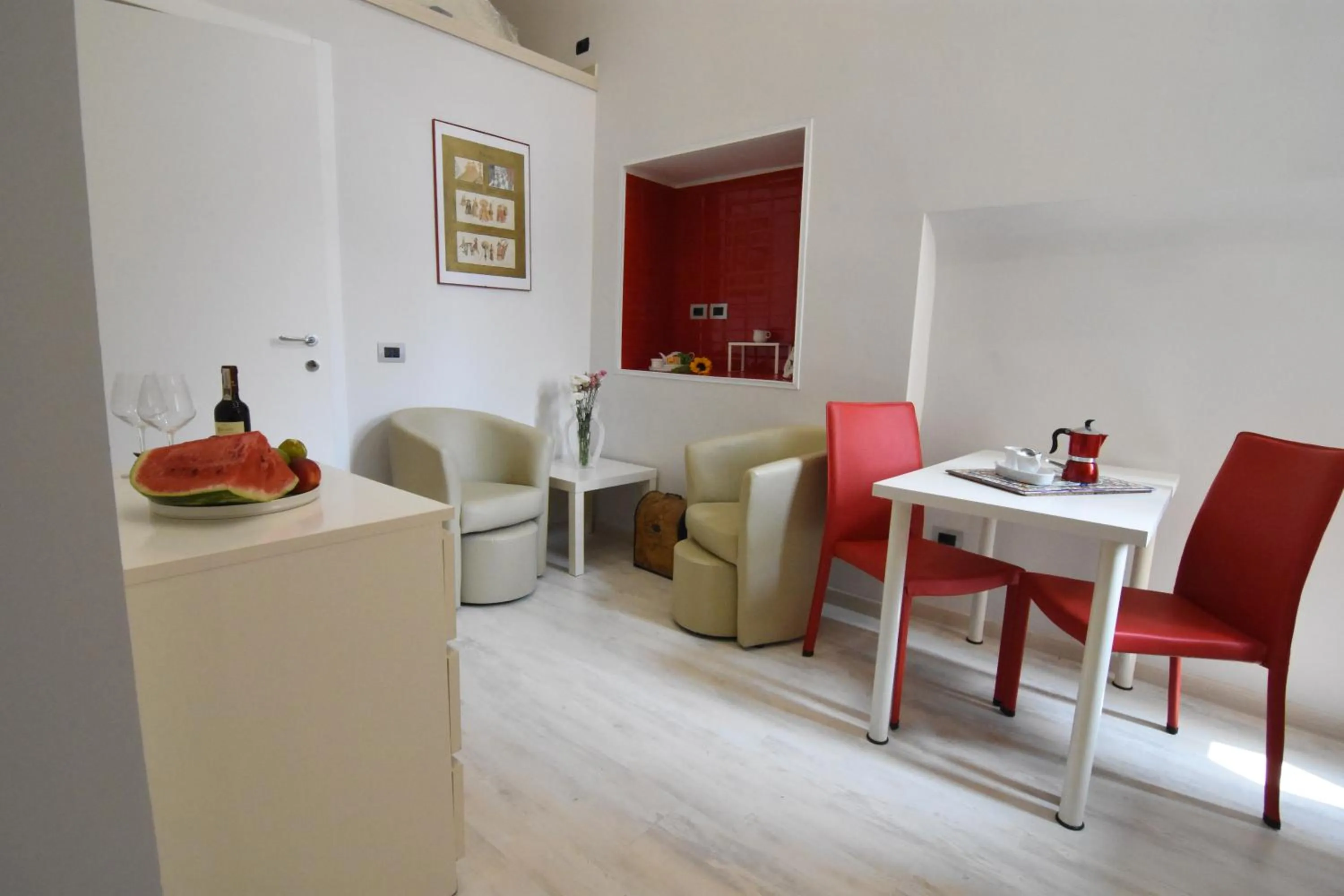 Seating area in Nanà Bed and Breakfast