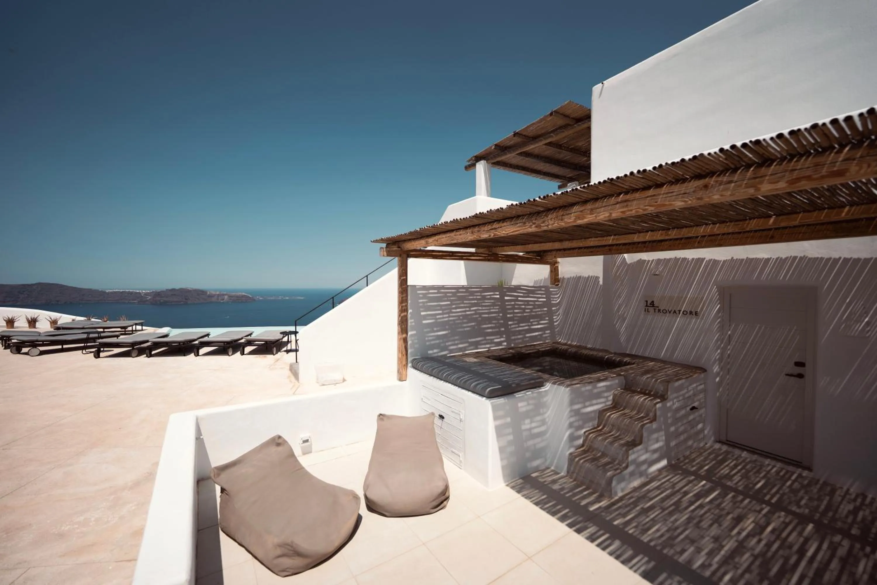 Balcony/Terrace in Rocabella Santorini Hotel & Spa