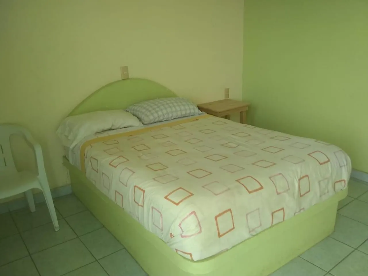 Bed in Hotel Azulejos