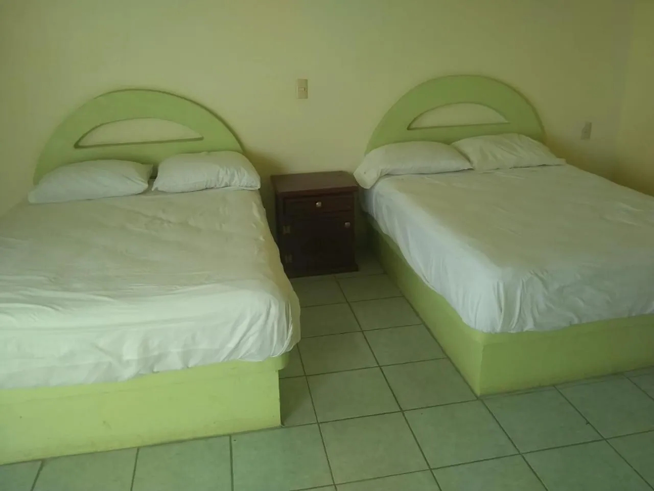 Bed in Hotel Azulejos