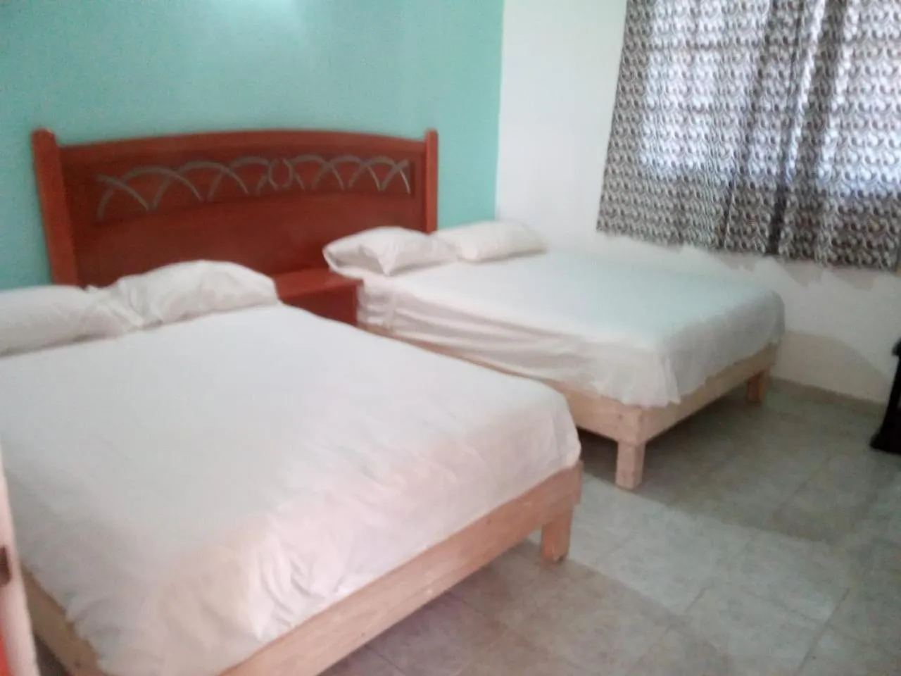 Bed in Hotel Azulejos