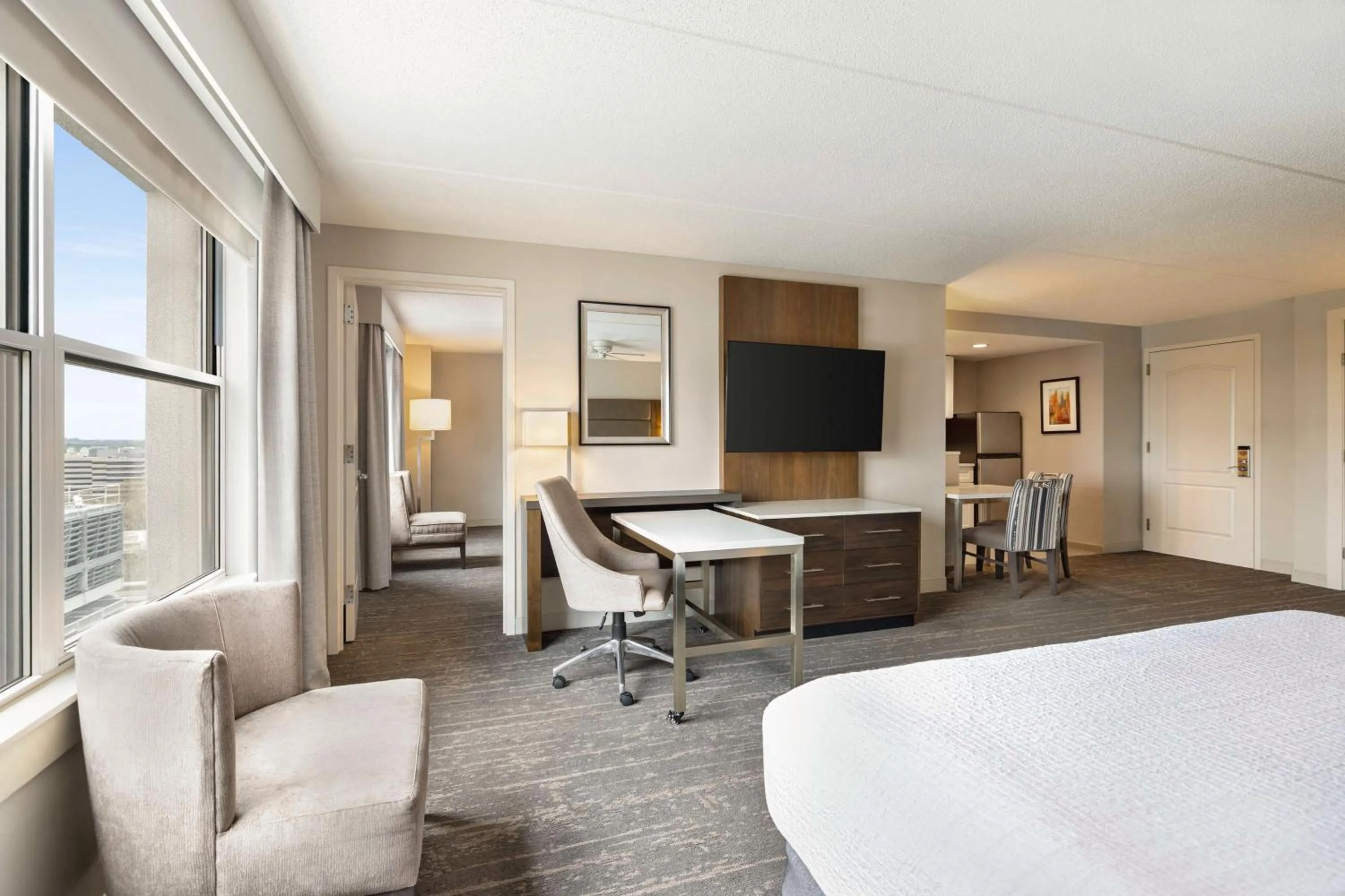 Bedroom, Bed in Homewood Suites by Hilton Philadelphia-City Avenue