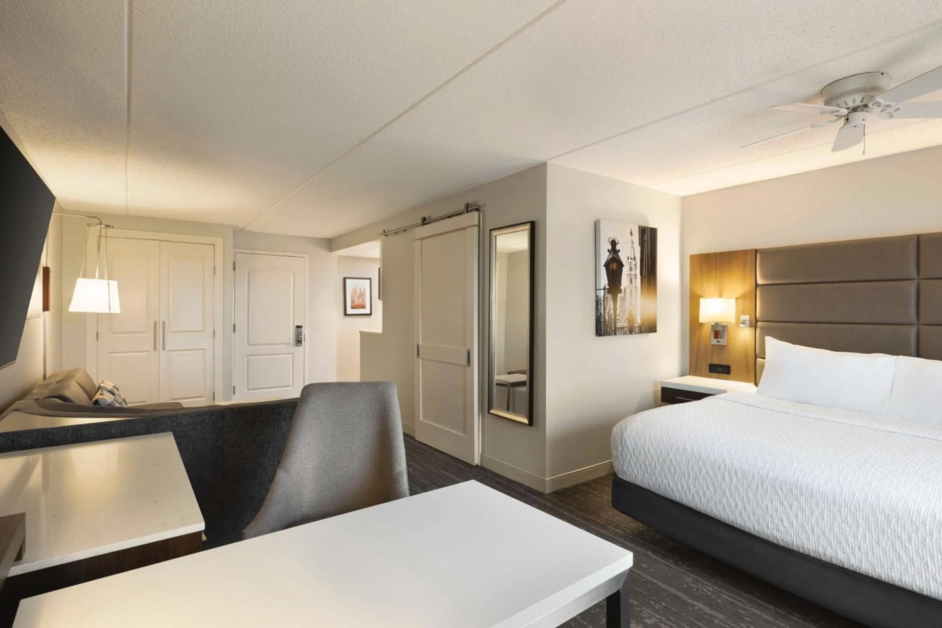 Bedroom, Bed in Homewood Suites by Hilton Philadelphia-City Avenue
