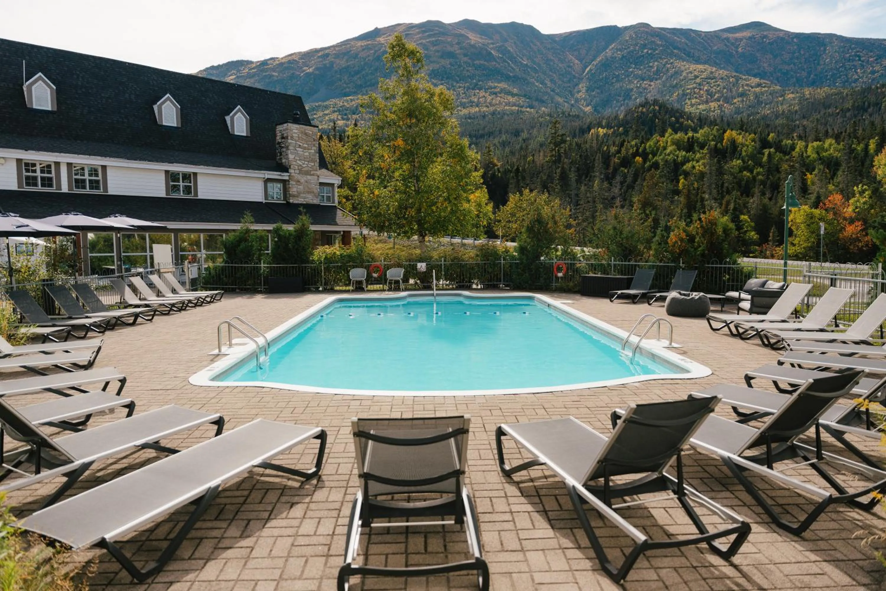 Swimming pool in Gîte du Mont-Albert - Sepaq