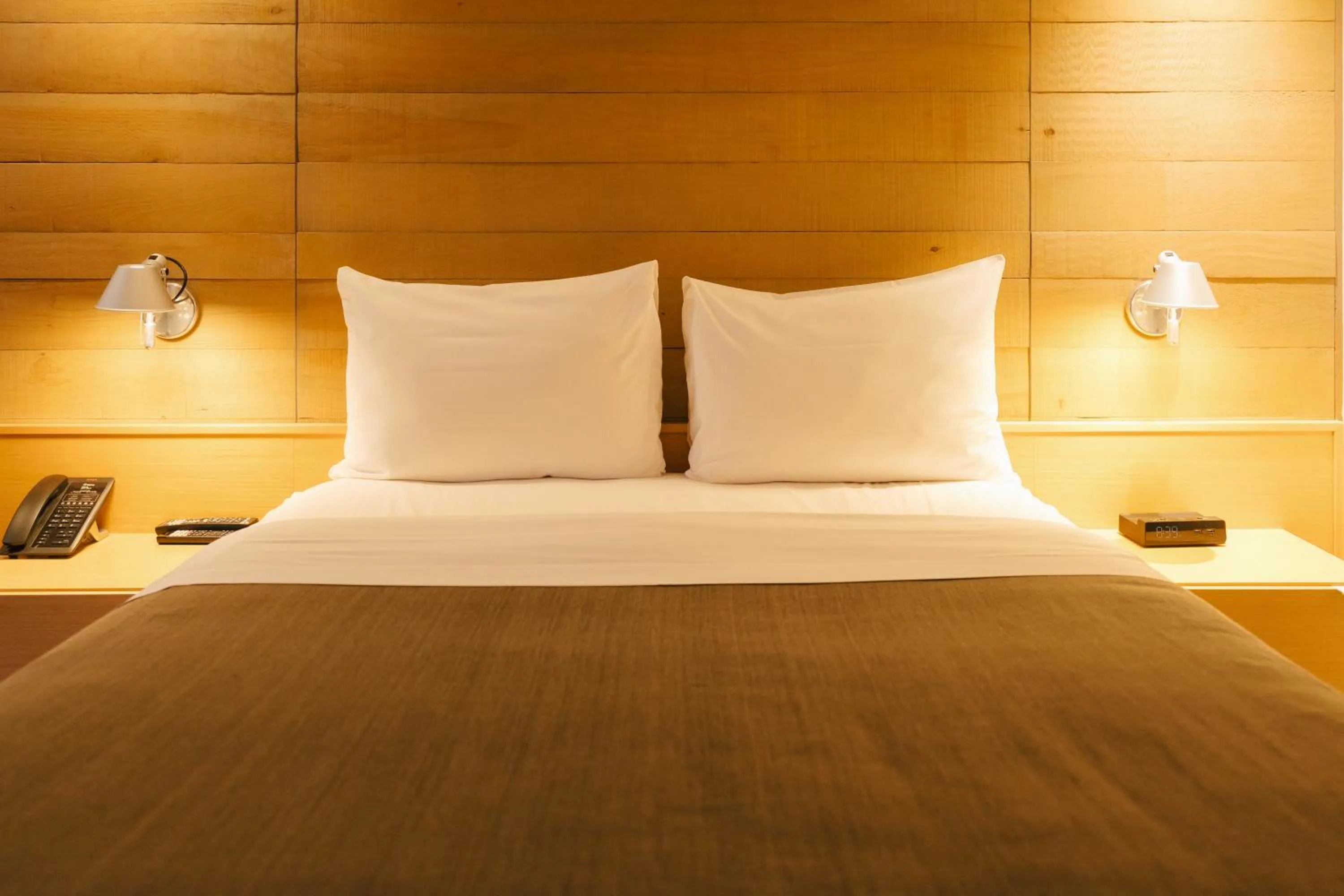 Bed in Gîte du Mont-Albert - Sepaq