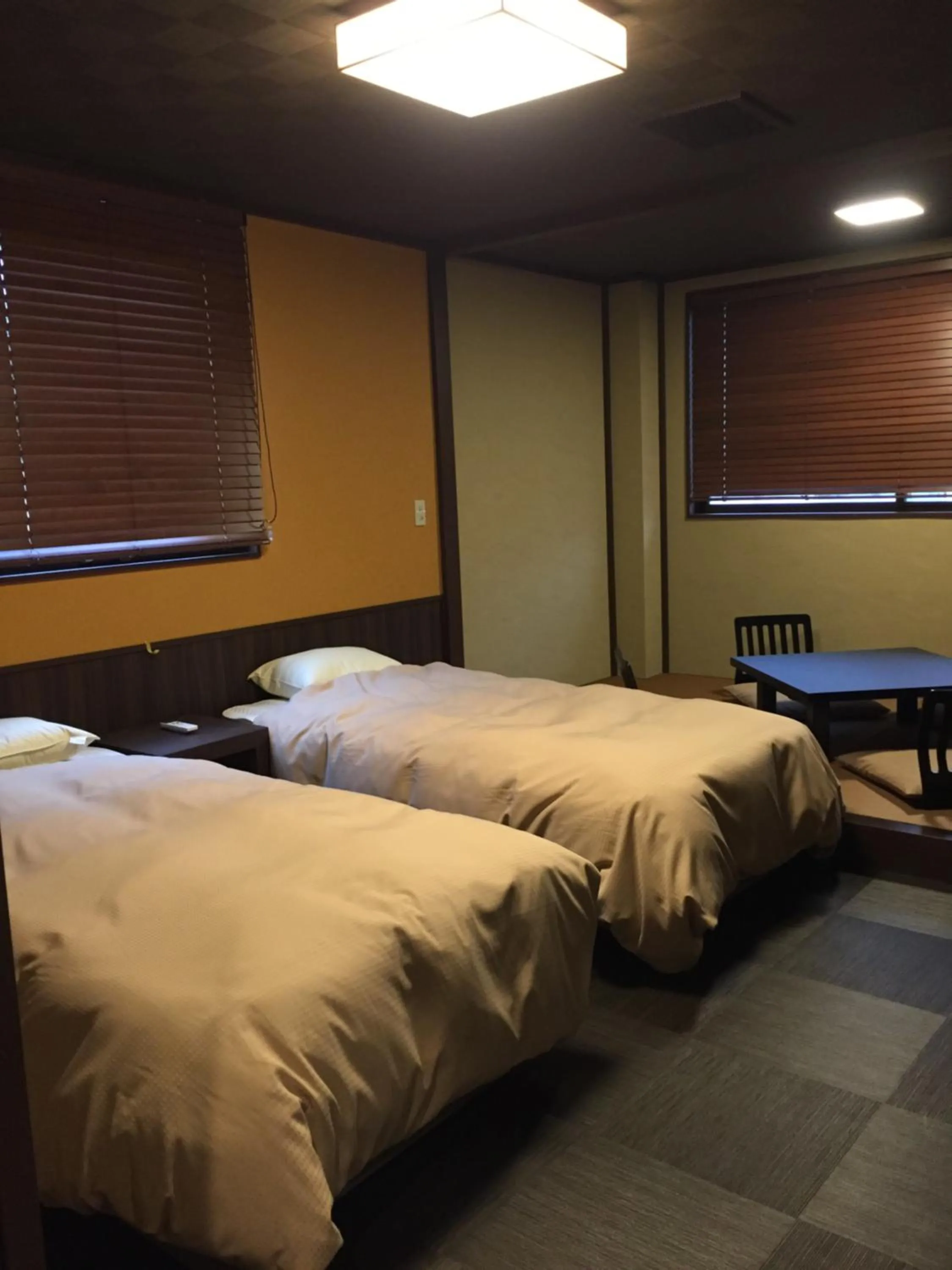 Bed in Tokiwa Ryokan