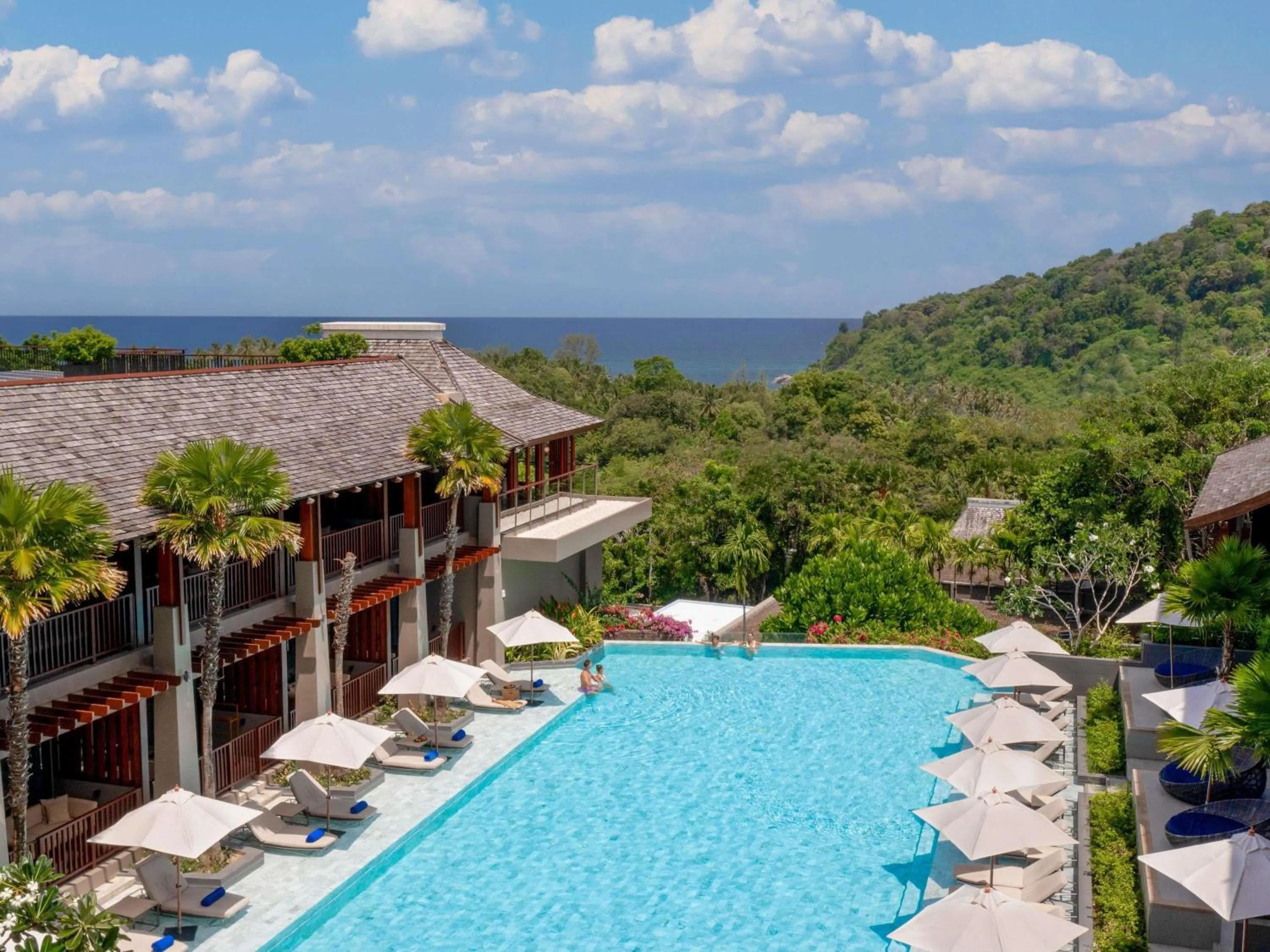 Pool view in Avista Hideaway Phuket Patong - MGallery