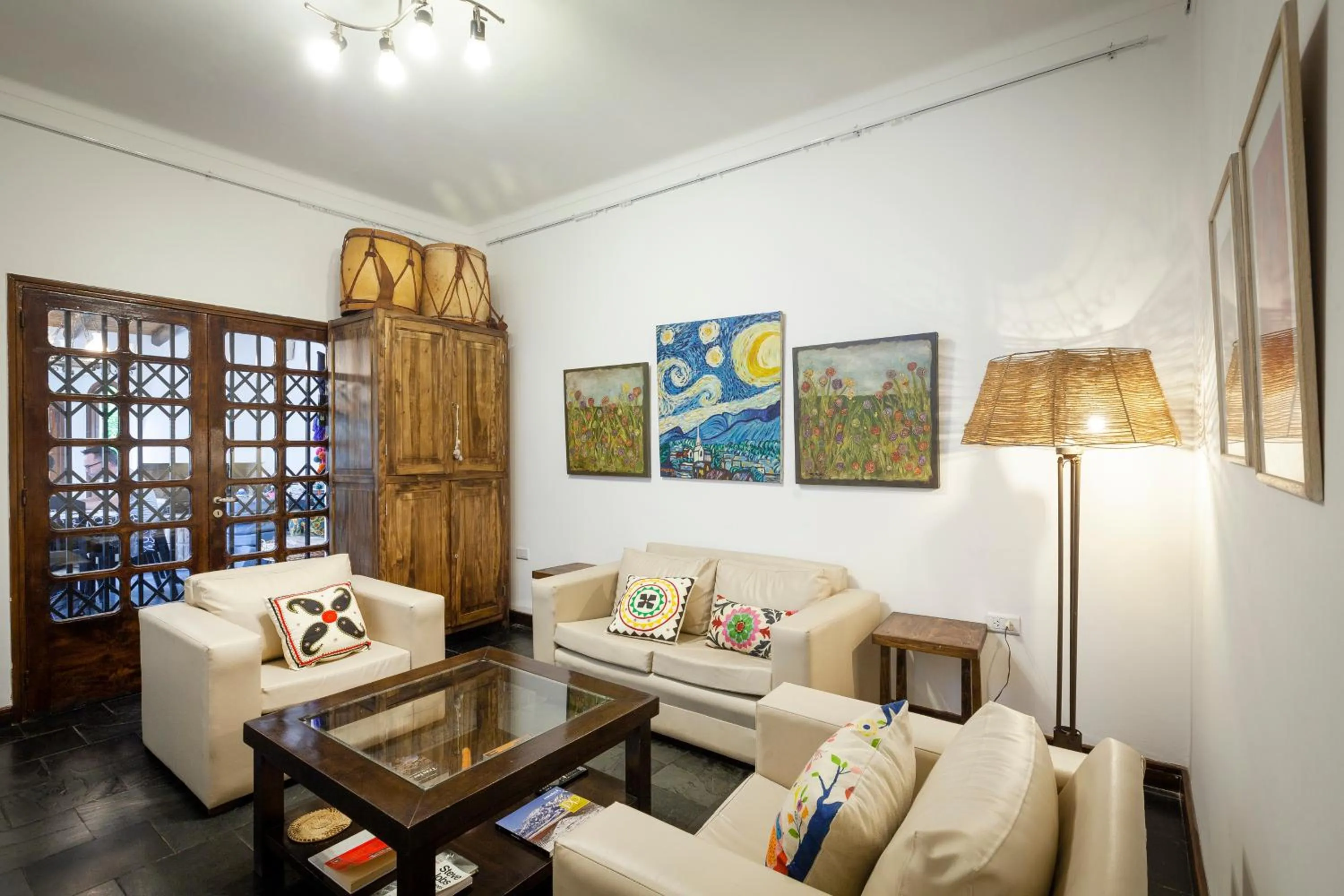 Living room in Posada de Rosas