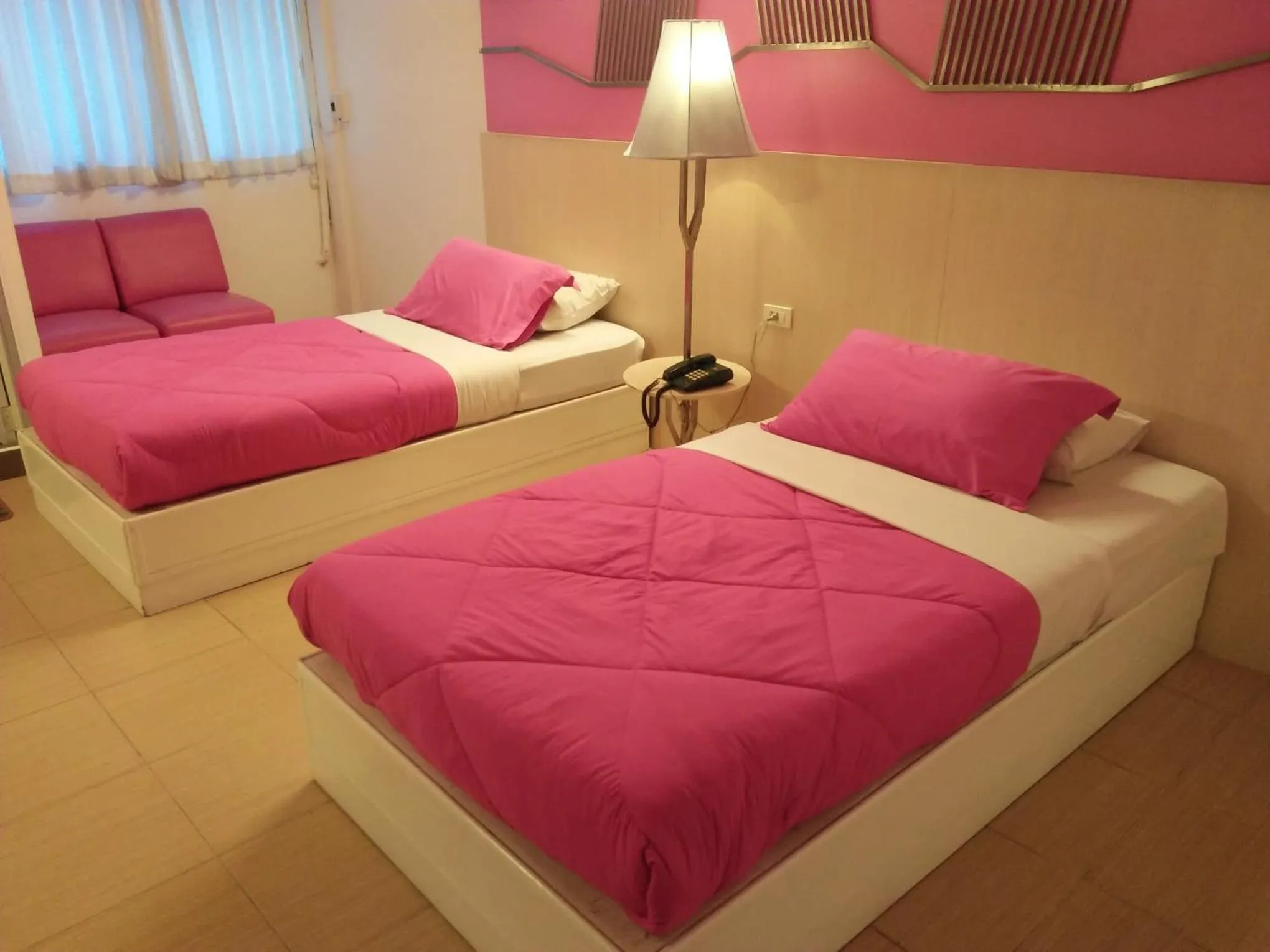 Bed in Highway Hotel